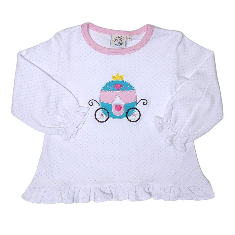Swing Top Carriage Applique Shirt - Born Childrens Boutique