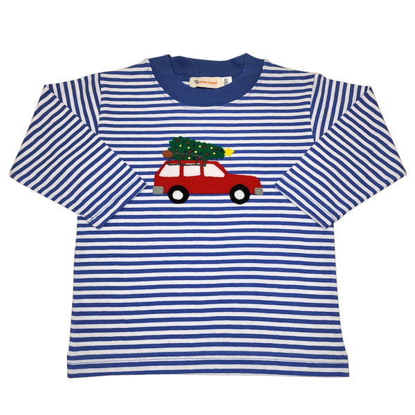 Station Wagon w/ Tree LS Shirt - Born Childrens Boutique