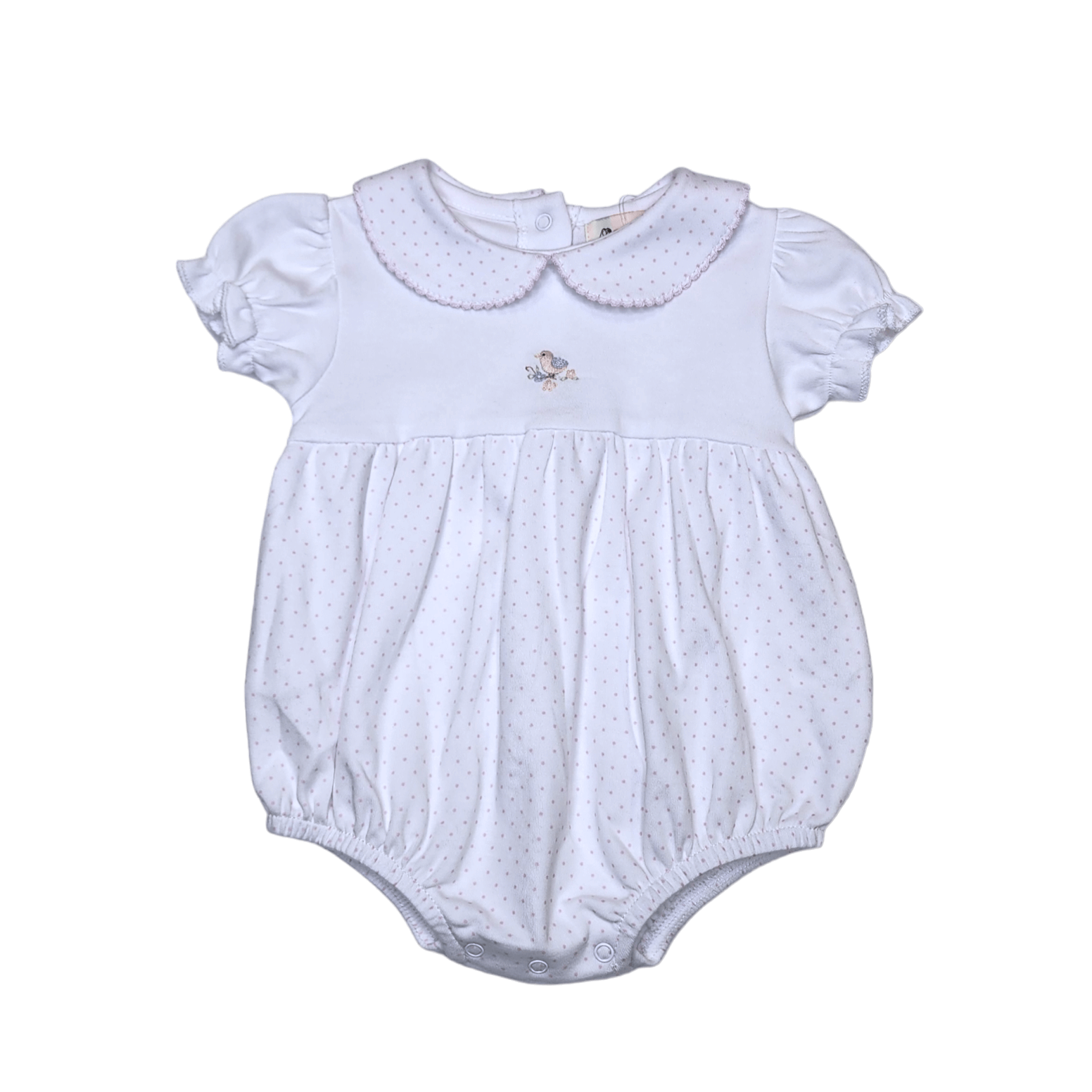 Bird Pink Dot Bubble - Born Childrens Boutique