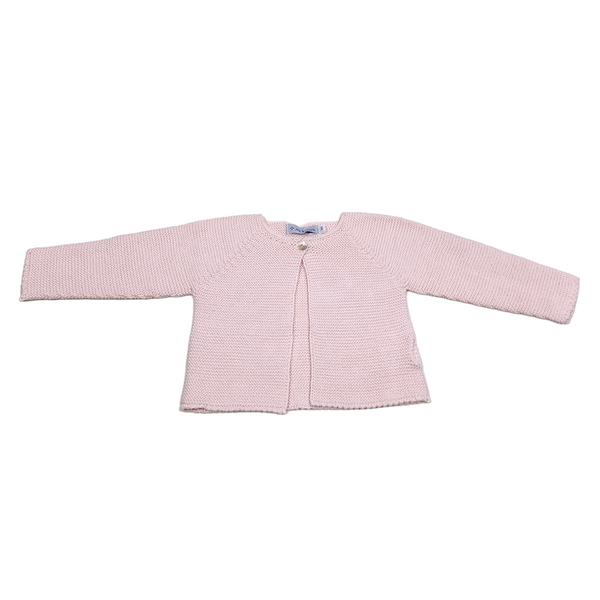 Cardigan One Button Pink - Born Childrens Boutique