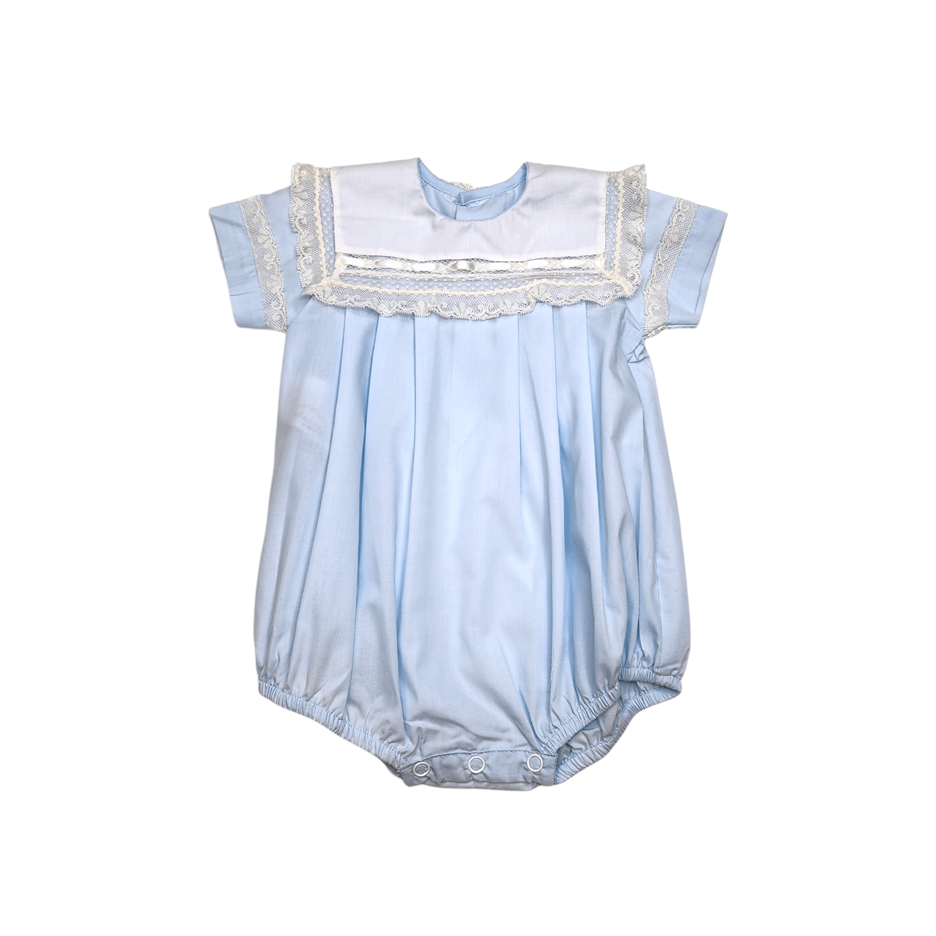 Phoenix & Ren Blue Brooks Bubble with Ecru Lace - Born Childrens Boutique