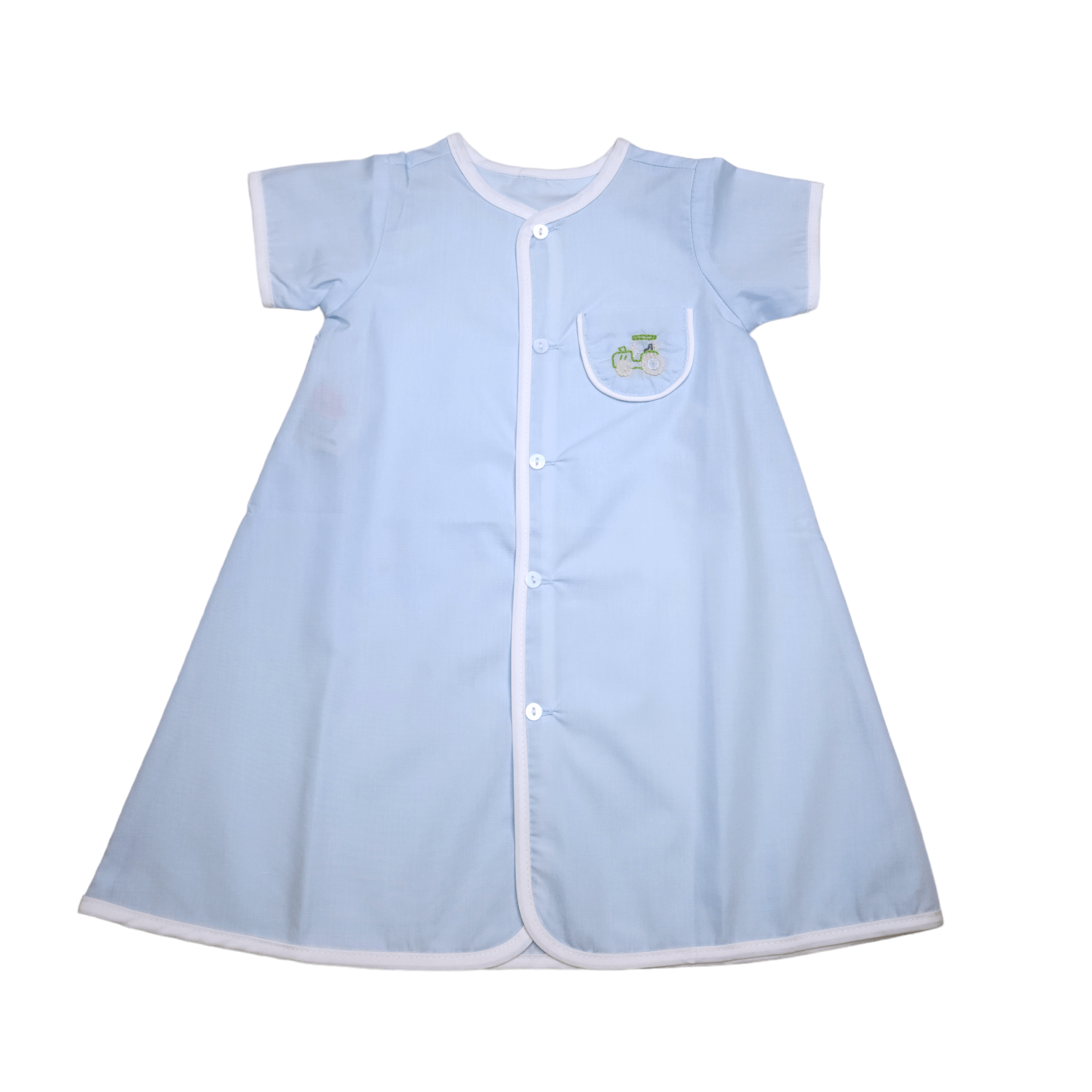 Blue Lane Boy Daygown - Tractor - Born Childrens Boutique