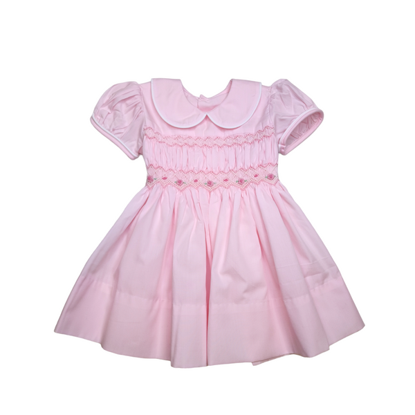 Pink Stella Dress - Born Childrens Boutique