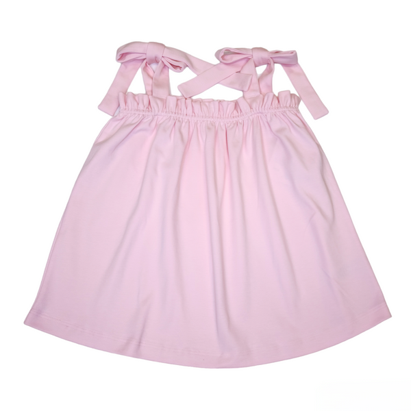 Light Pink Tie Top - Born Childrens Boutique