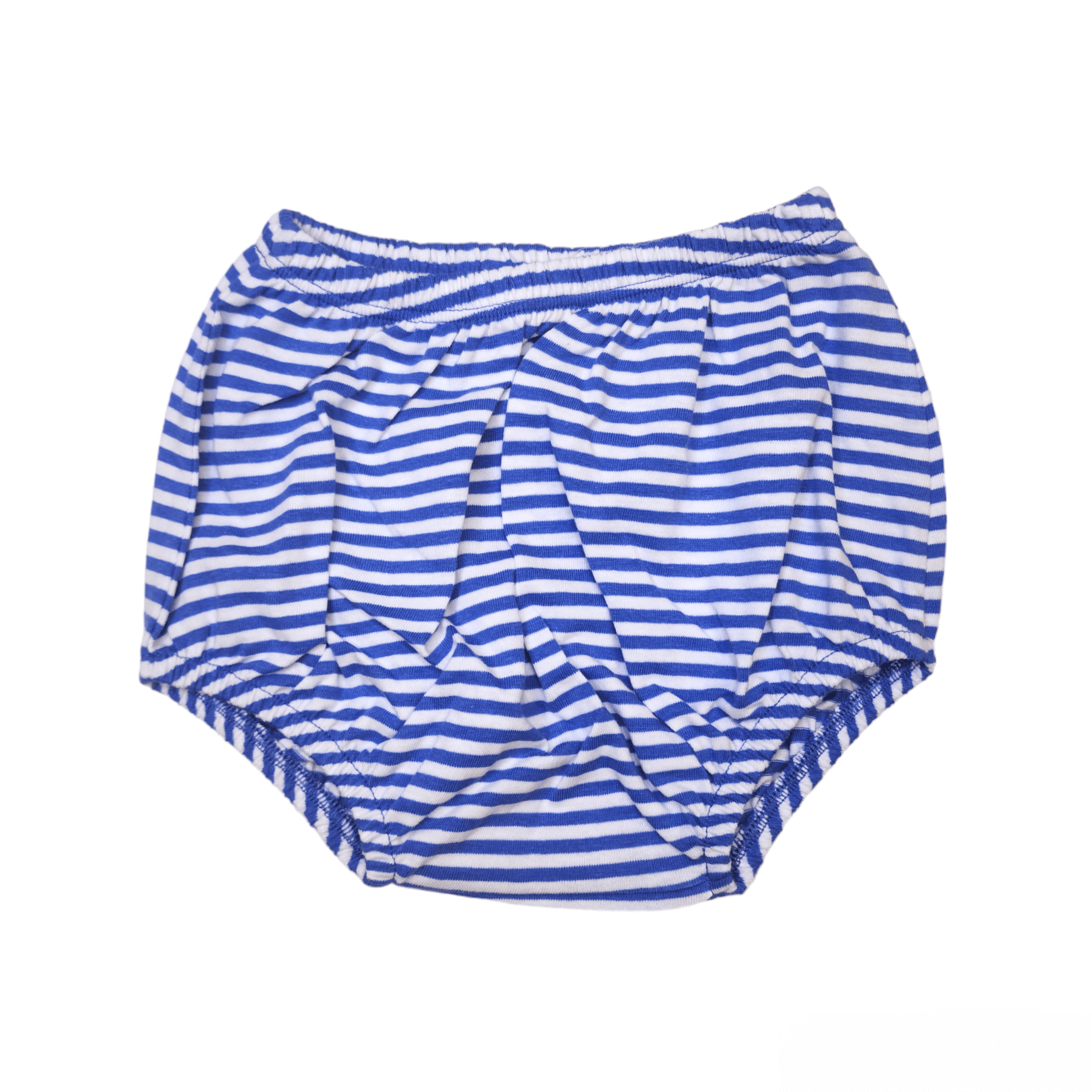 Boy Diaper Cover Dark Chambray Stripe - Born Childrens Boutique
