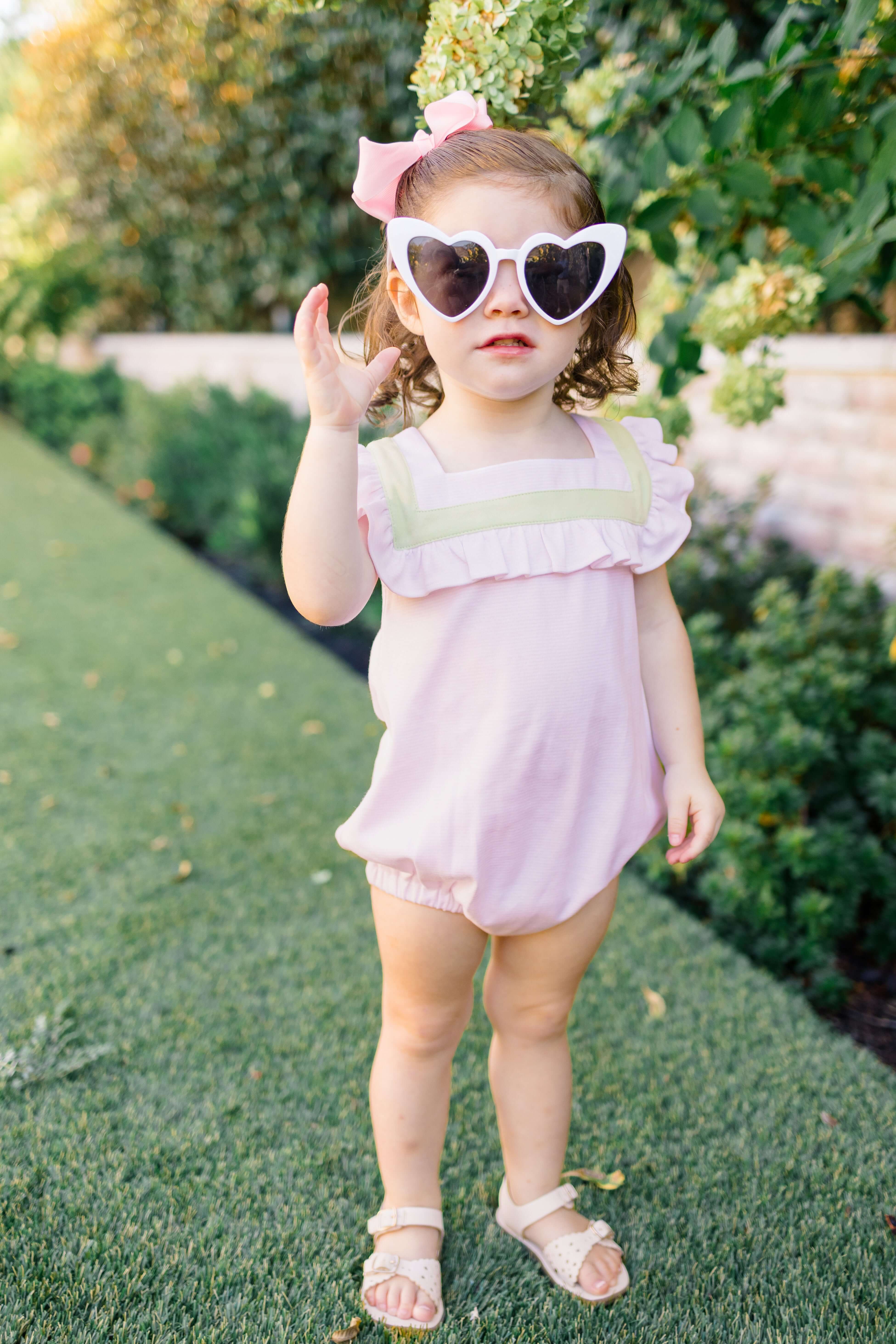 Pink/Green Girl Bubble - Born Childrens Boutique