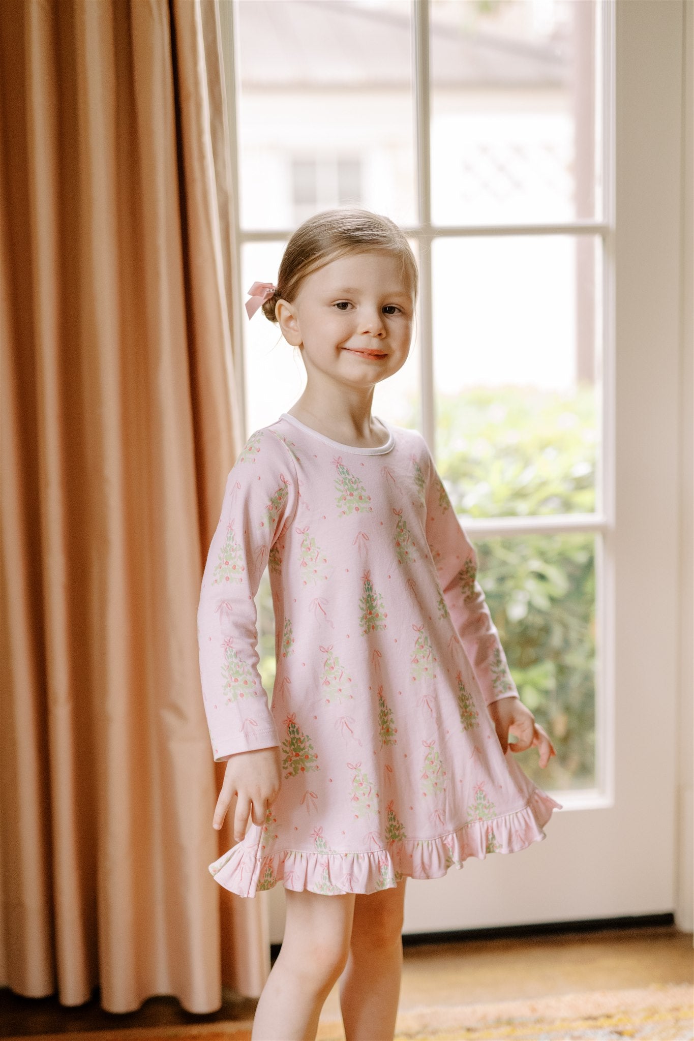 Pre-Order Pink Tinsel Play Dress - Born Childrens Boutique