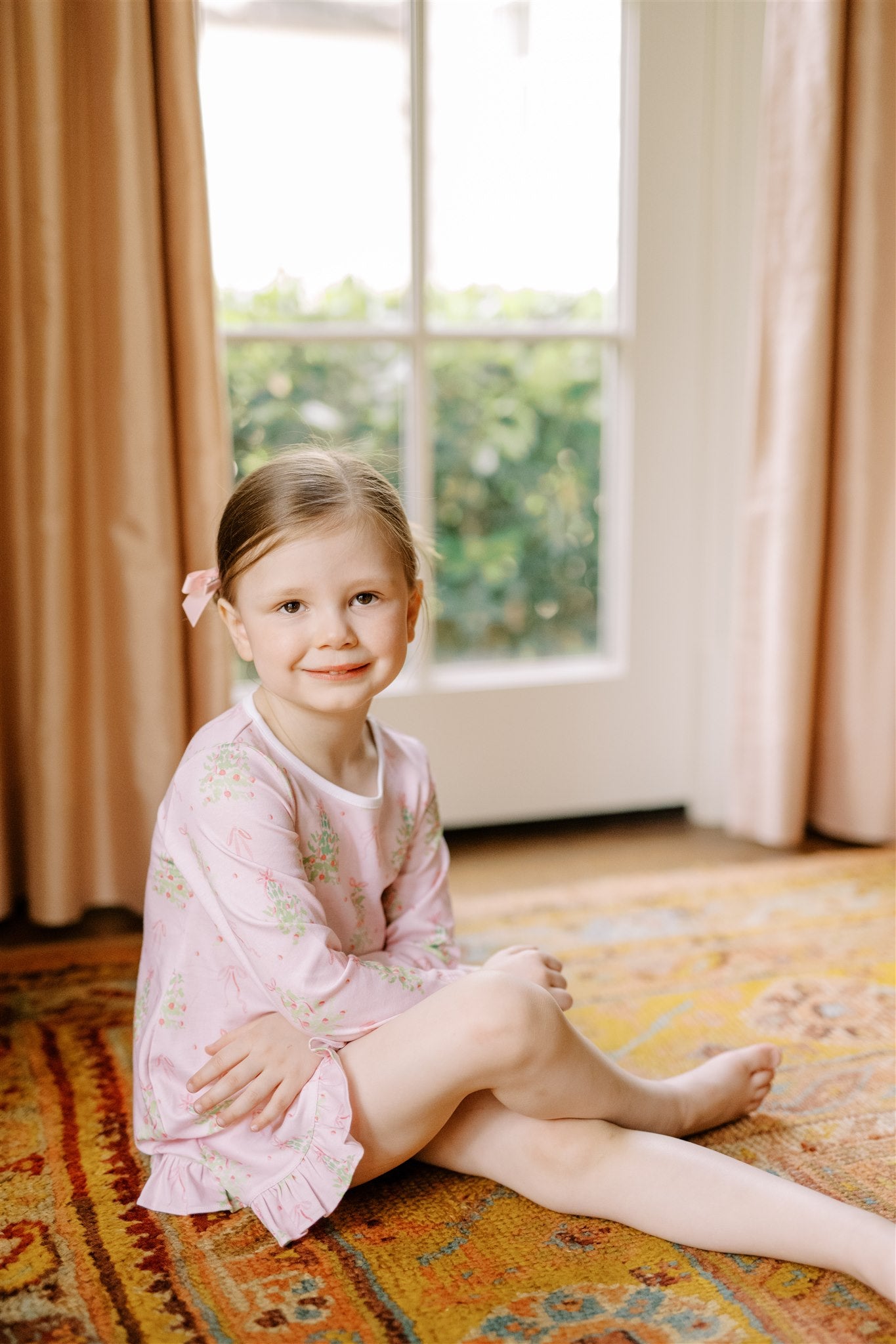Pre-Order Pink Tinsel Play Dress - Born Childrens Boutique