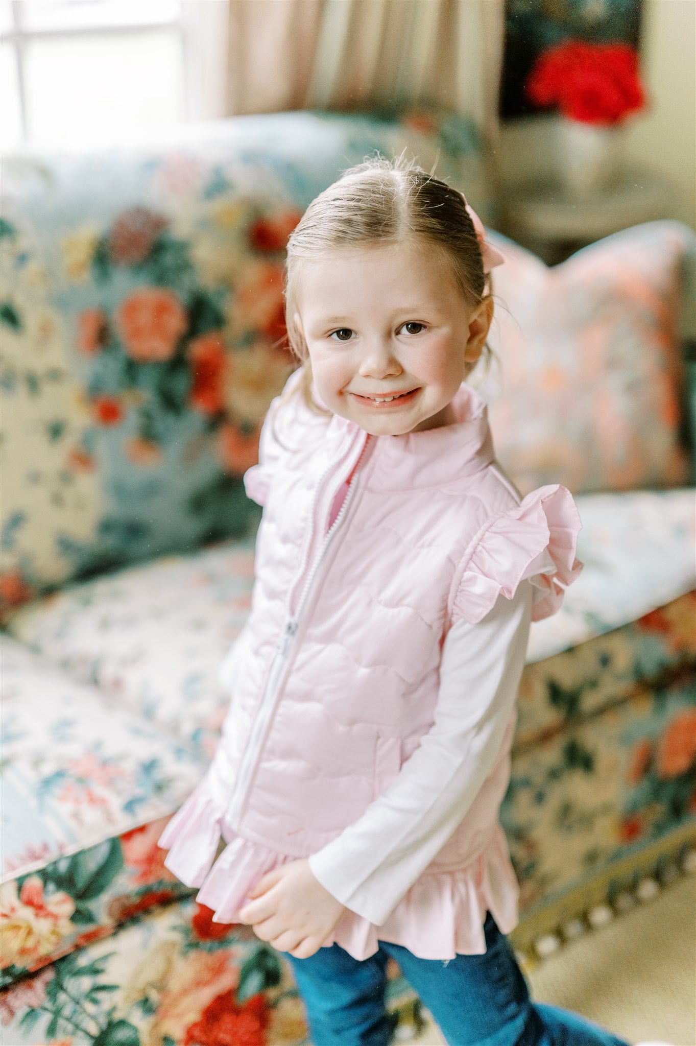 Pink Vest - Born Childrens Boutique