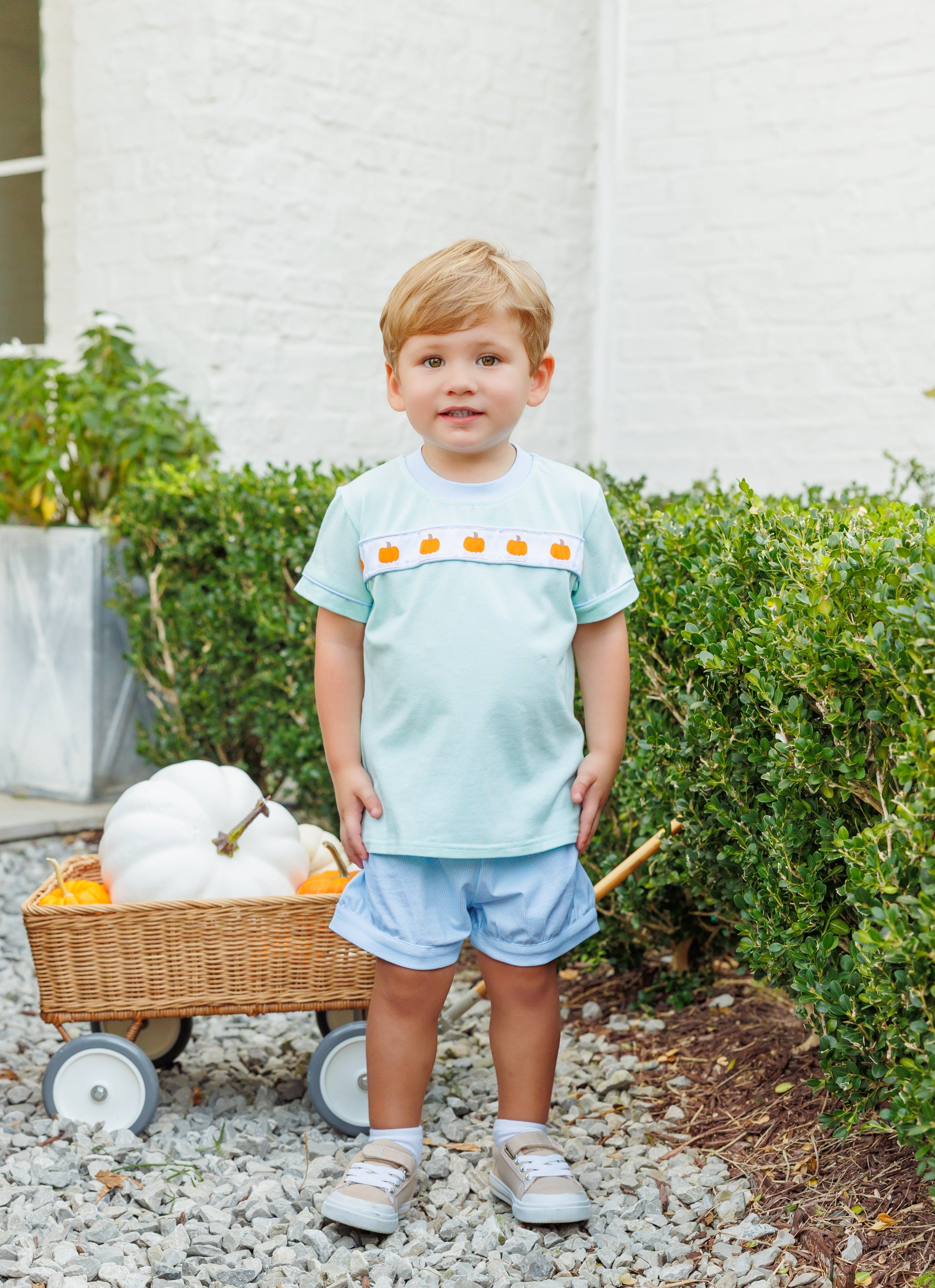 Pumpkin Rowe Banded Short Set