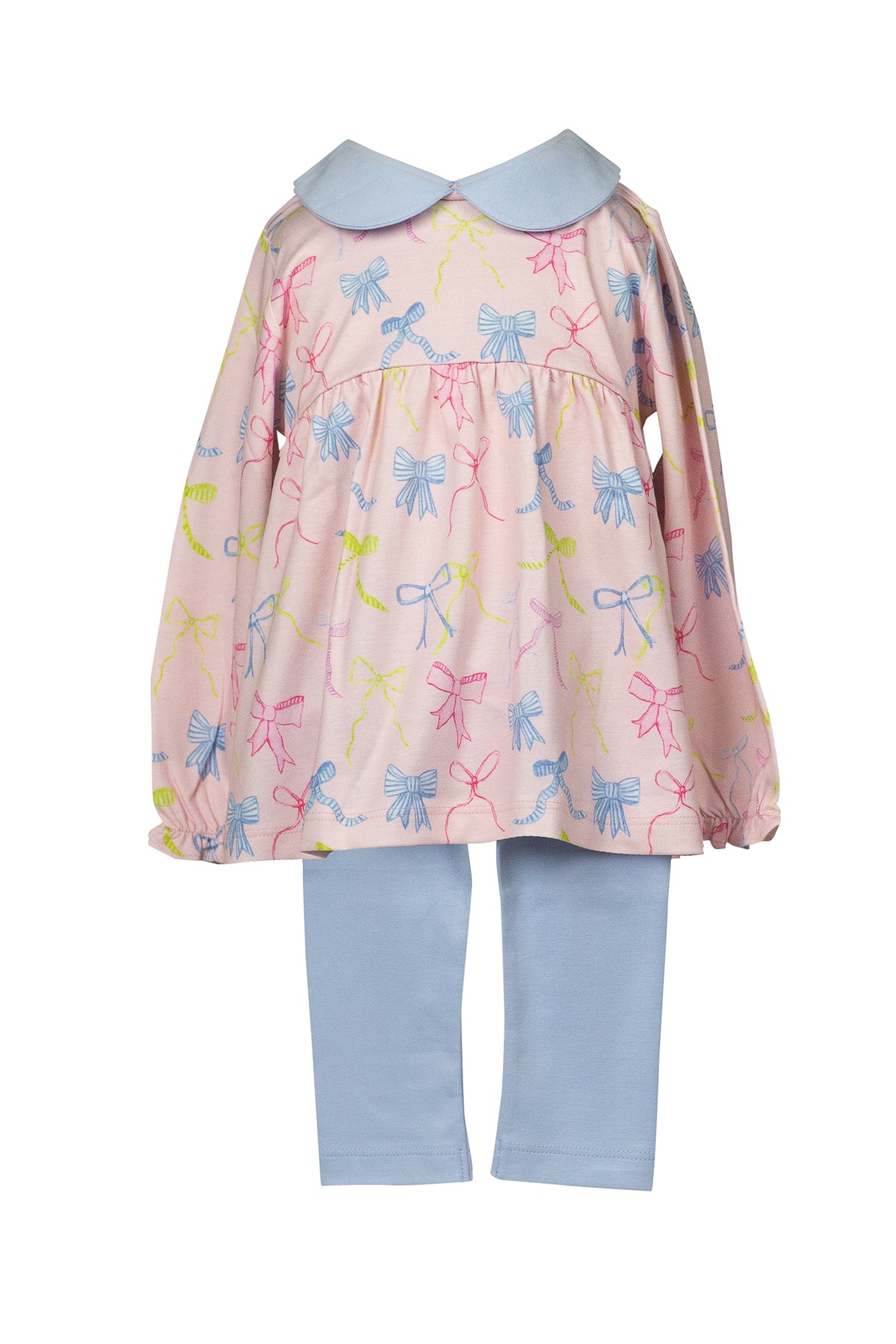 Ribbon Party LS Tunic Set - Born Childrens Boutique