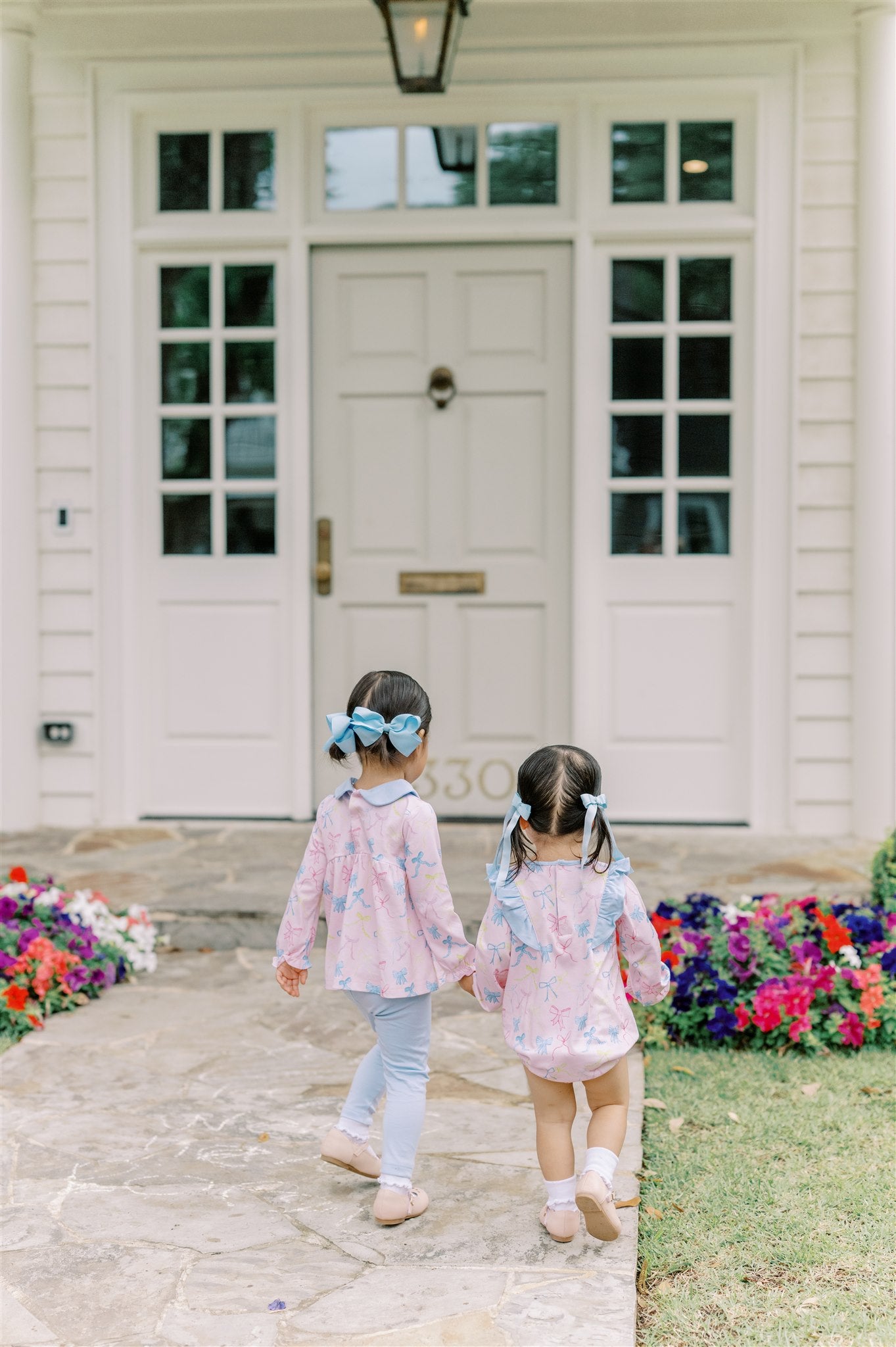 Ribbon Party LS Tunic Set - Born Childrens Boutique