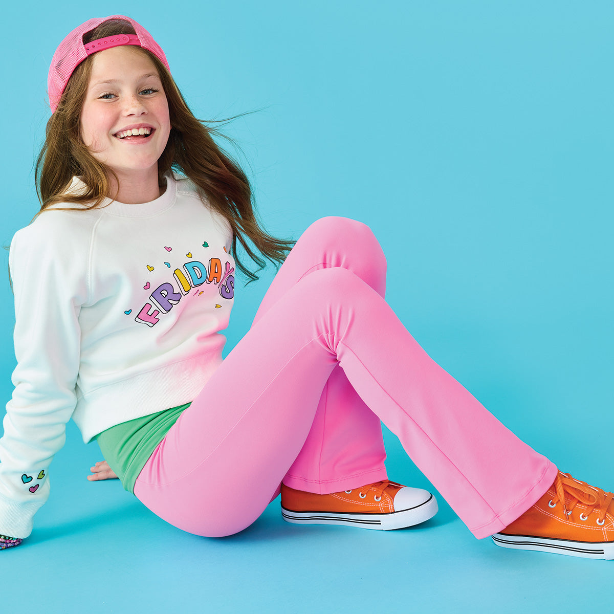 Rose Flare Leggings - Born Childrens Boutique