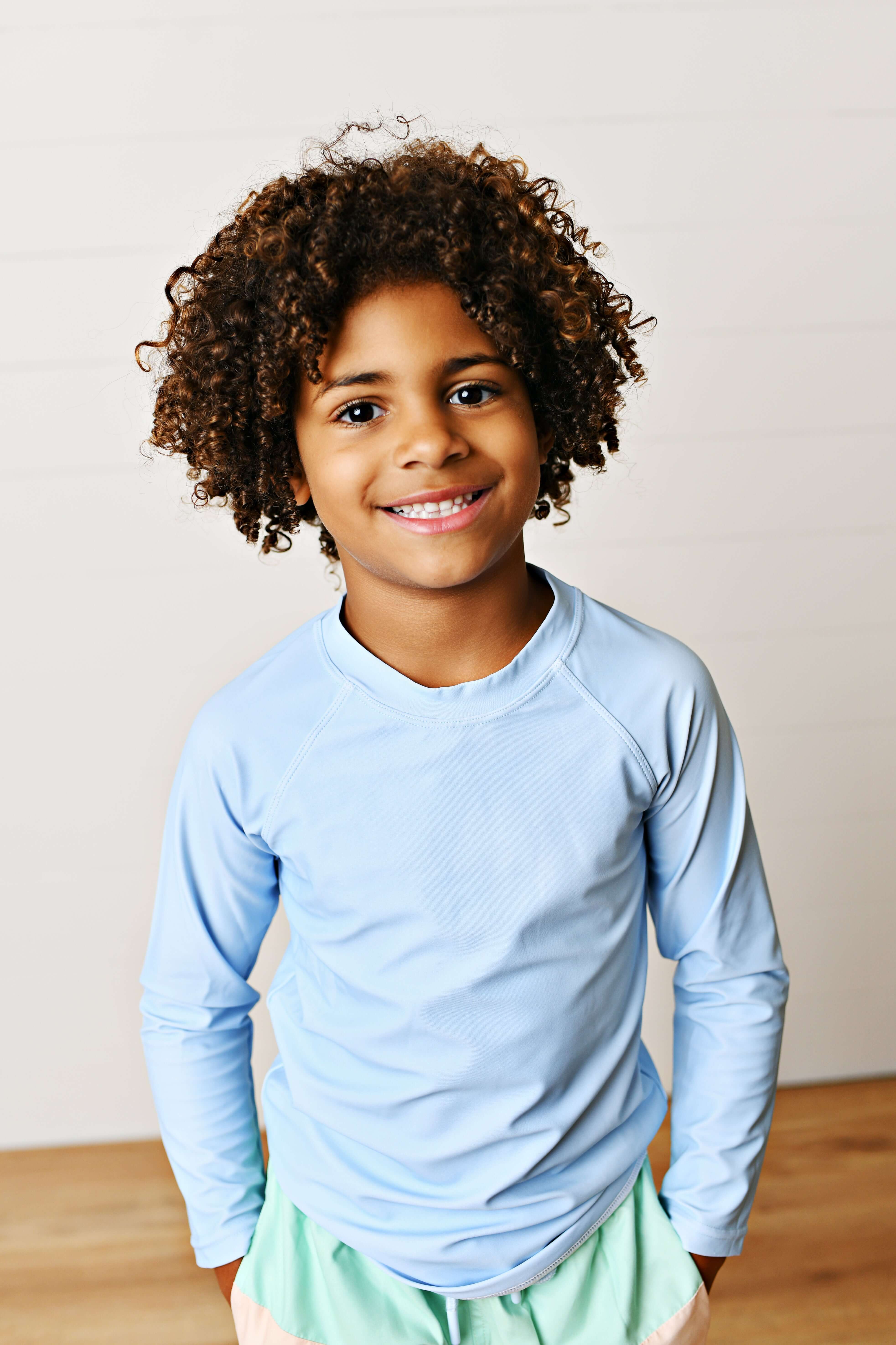 Blue Unisex Rashguard - Born Childrens Boutique