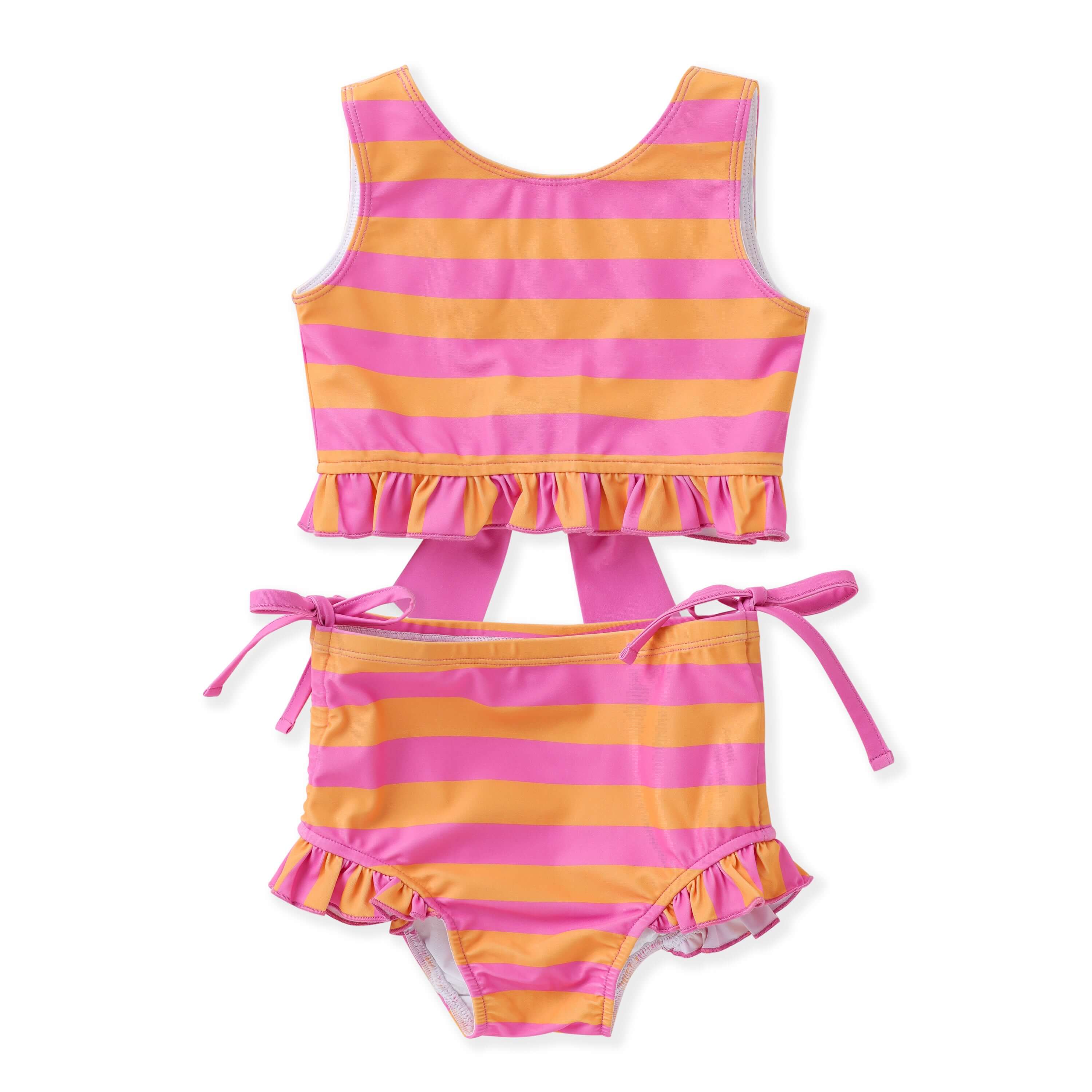Stripe Two Piece Swimsuit - Born Childrens Boutique