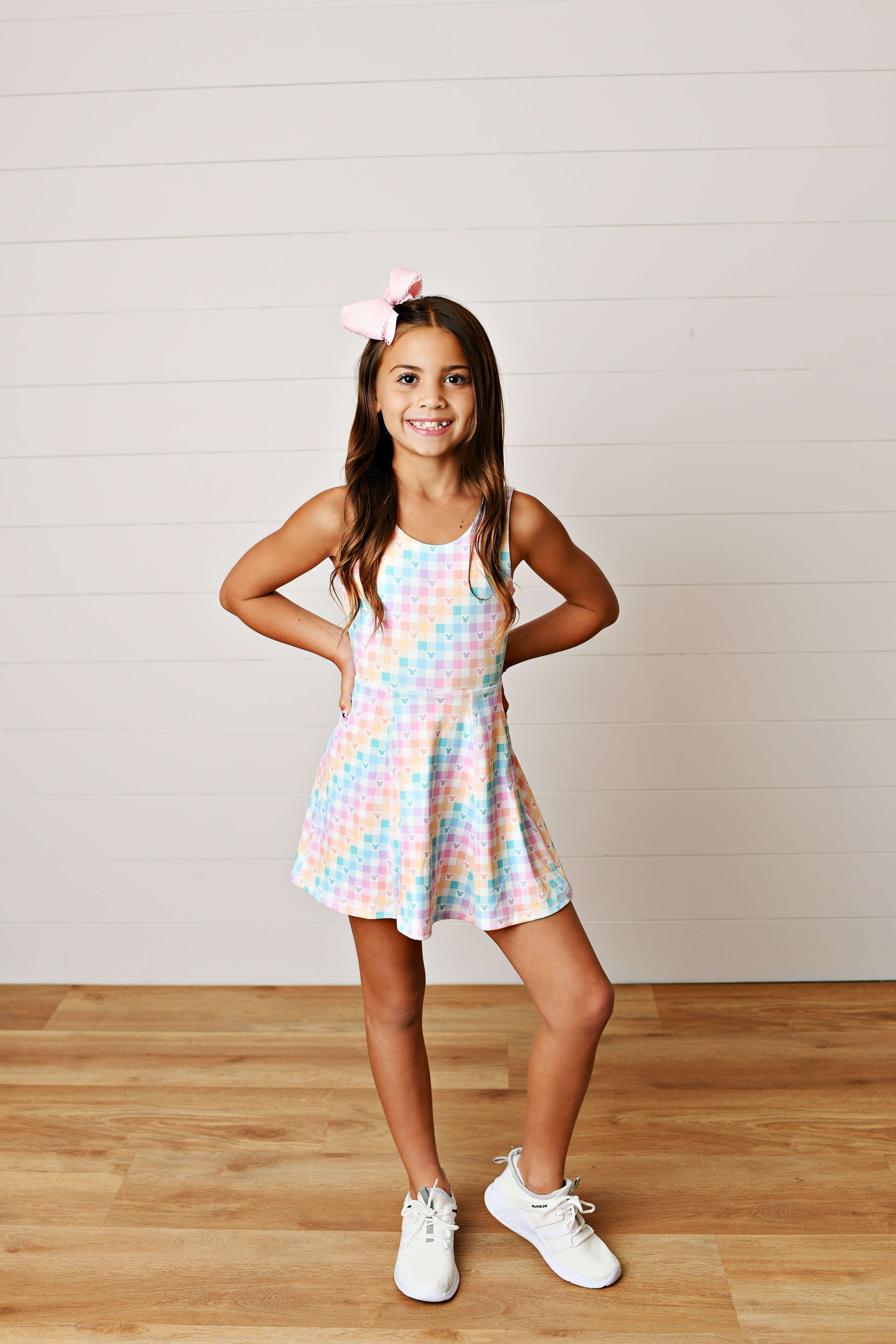 Gingham Mouse Dress - Born Childrens Boutique