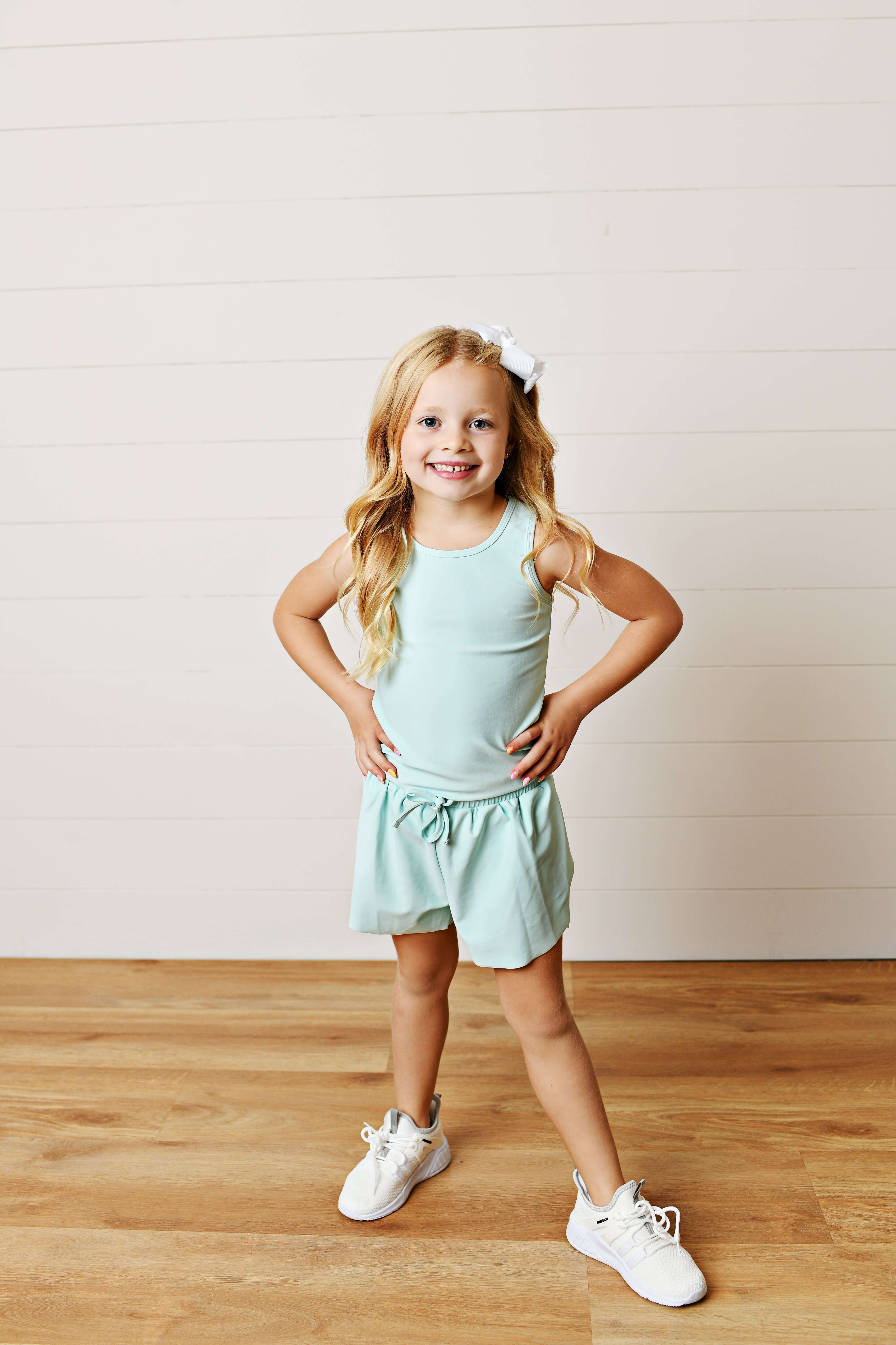 Aqua Butterfly Shortie - Born Childrens Boutique