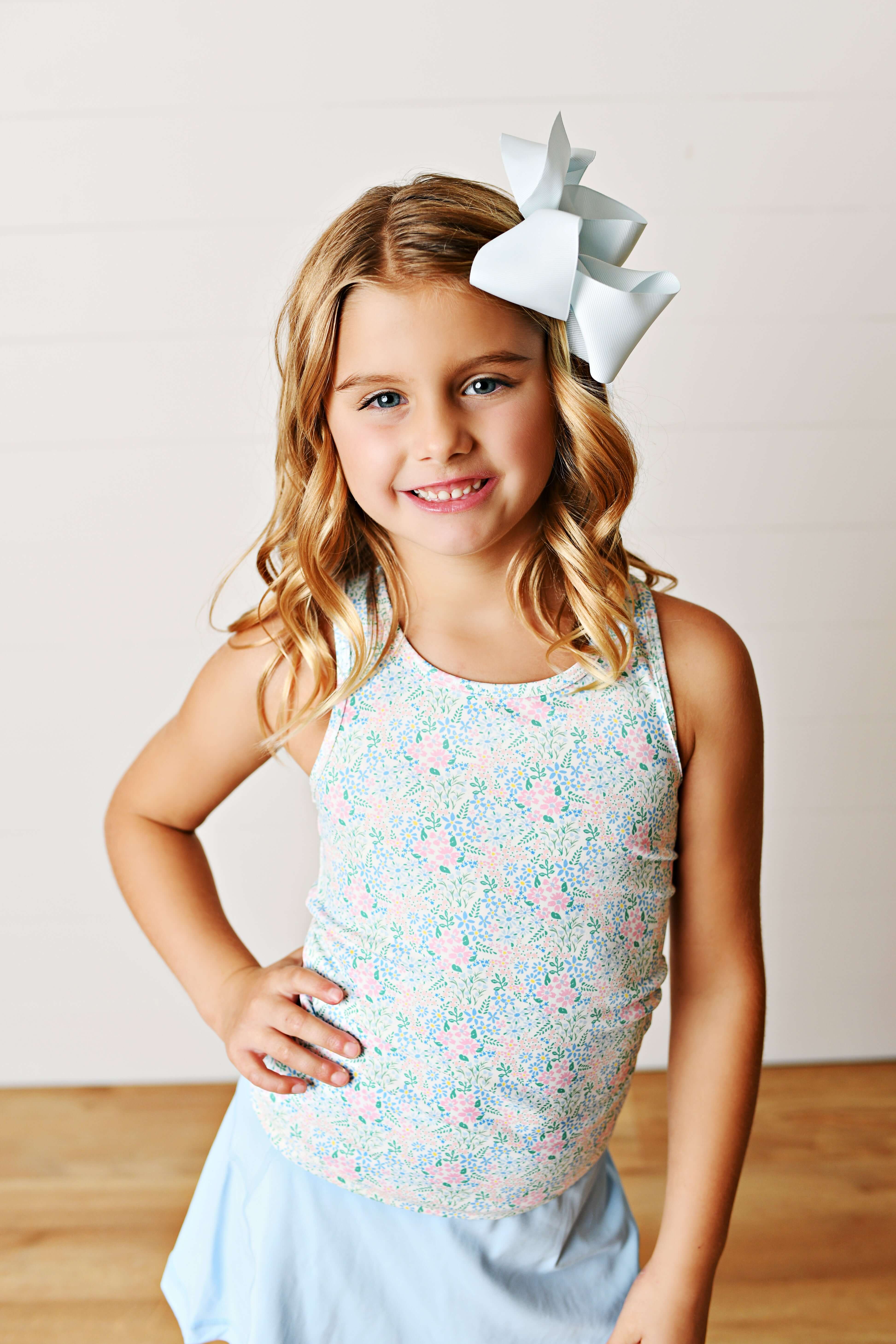 Ditsy Bloom Tank - Born Childrens Boutique