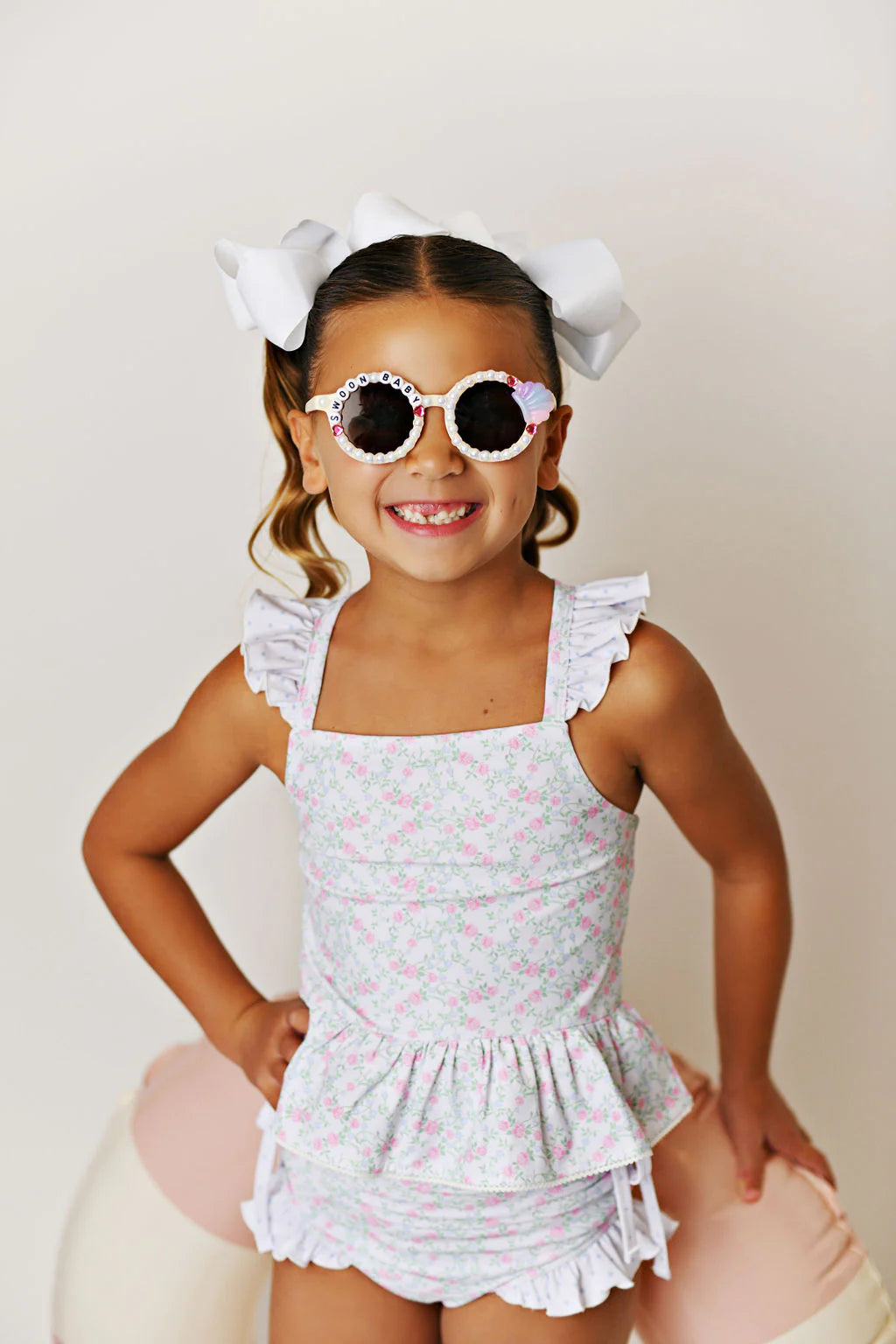 French Rose Tunic Swimmy - Born Childrens Boutique