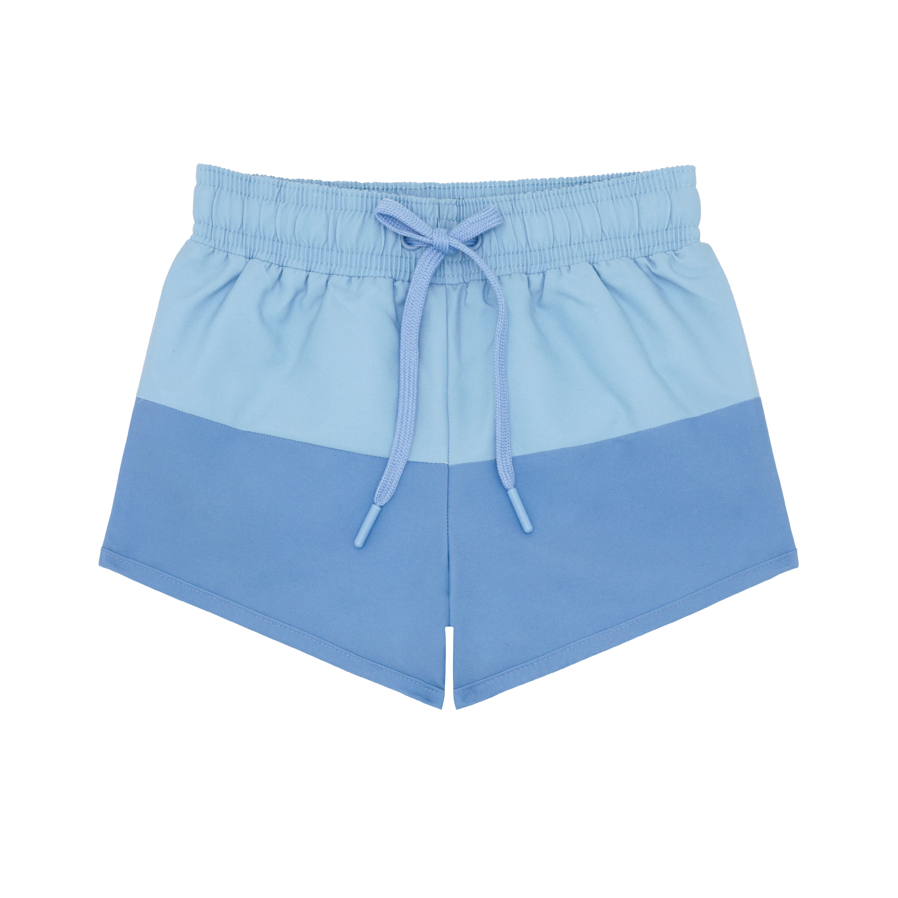 Boys Bermuda Blue Colorblock Boardie - Born Childrens Boutique