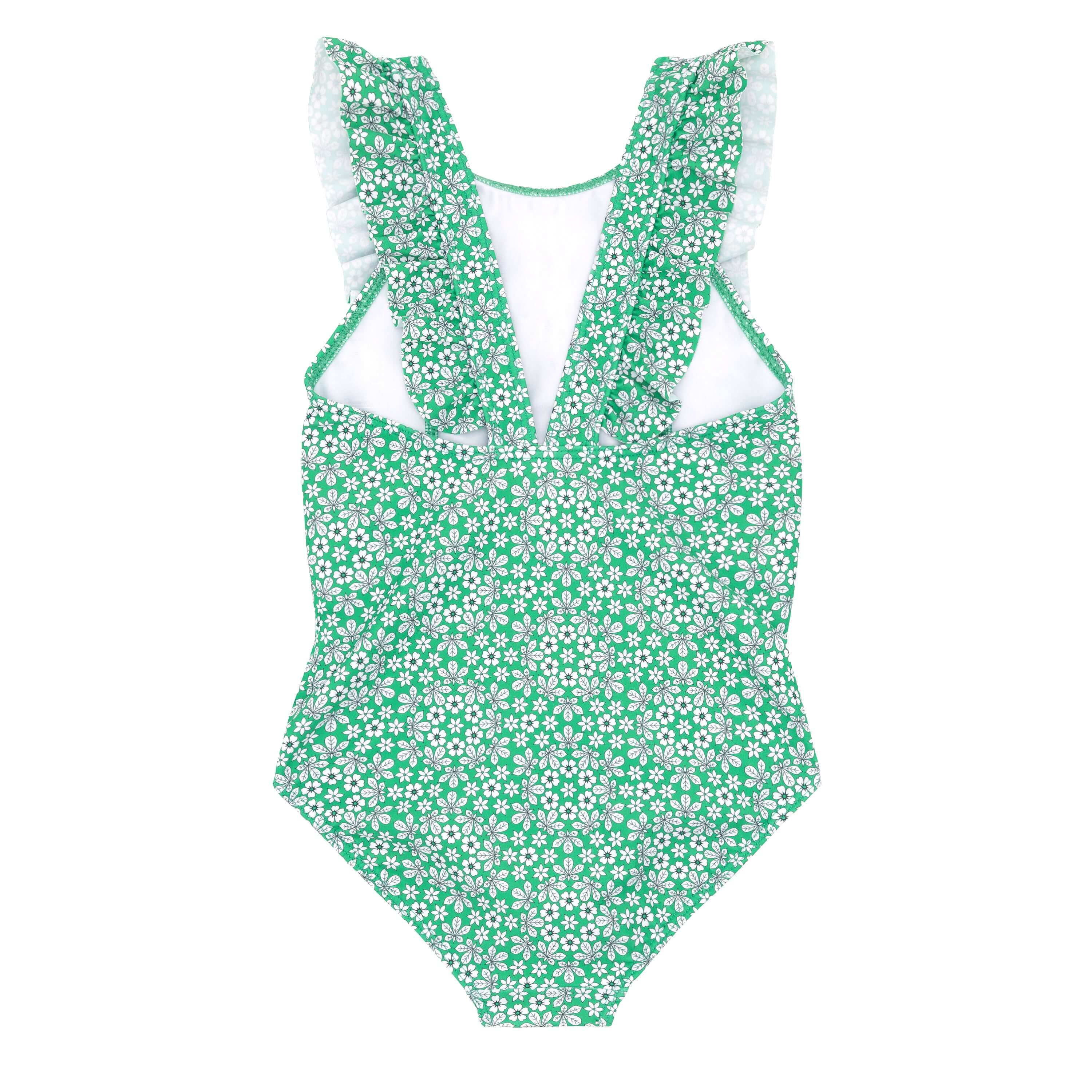 Girls Liberty of London Godwin Floral Ruffle One Piece - Born Childrens Boutique