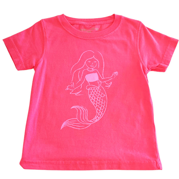 SS Pink Mermaid T-Shirt - Born Childrens Boutique