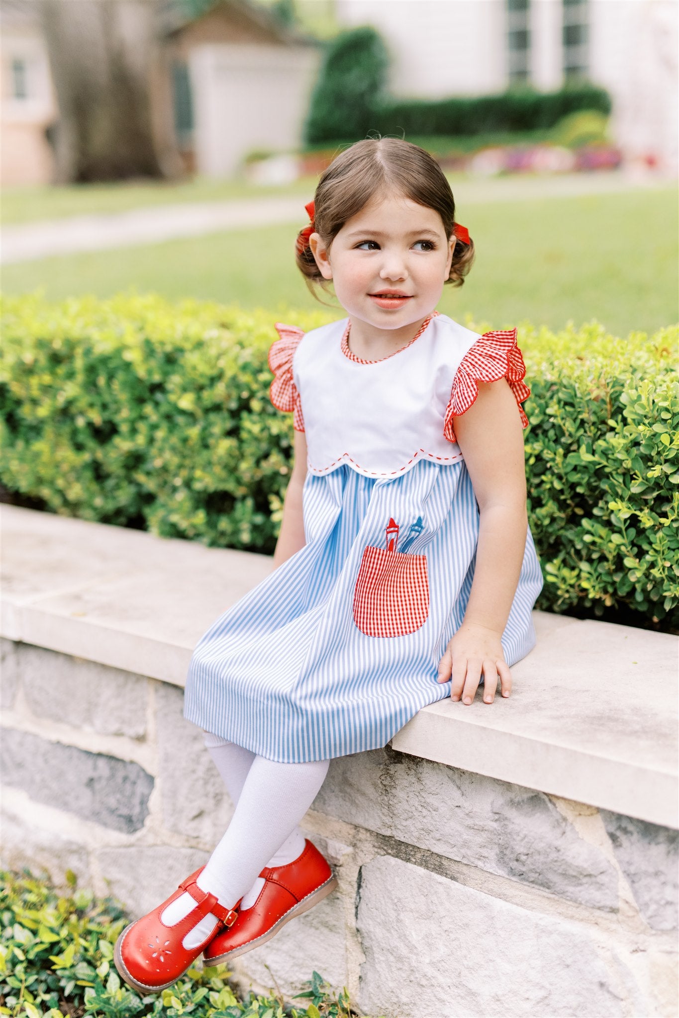 Sawyer School Dress - Born Childrens Boutique