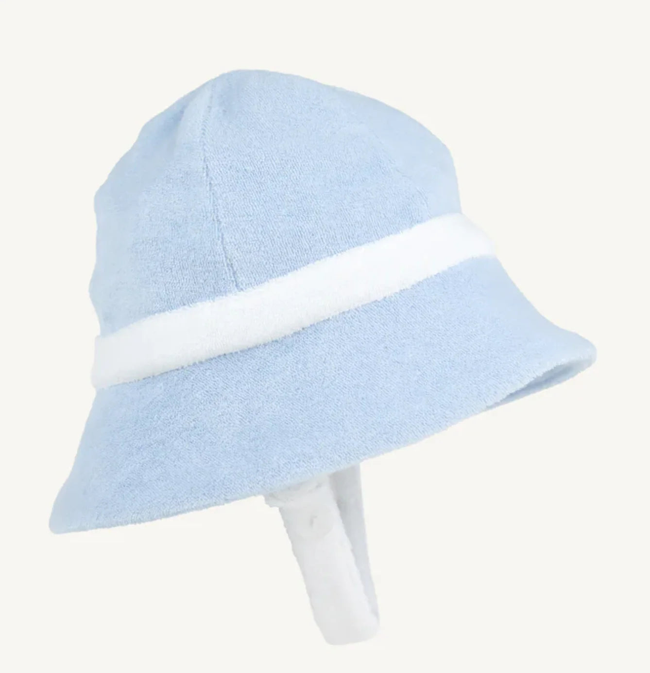 Henry's Terrycloth Boating Bucket Hat - Beale Street Blue with Worth Avenue White - Born Childrens Boutique