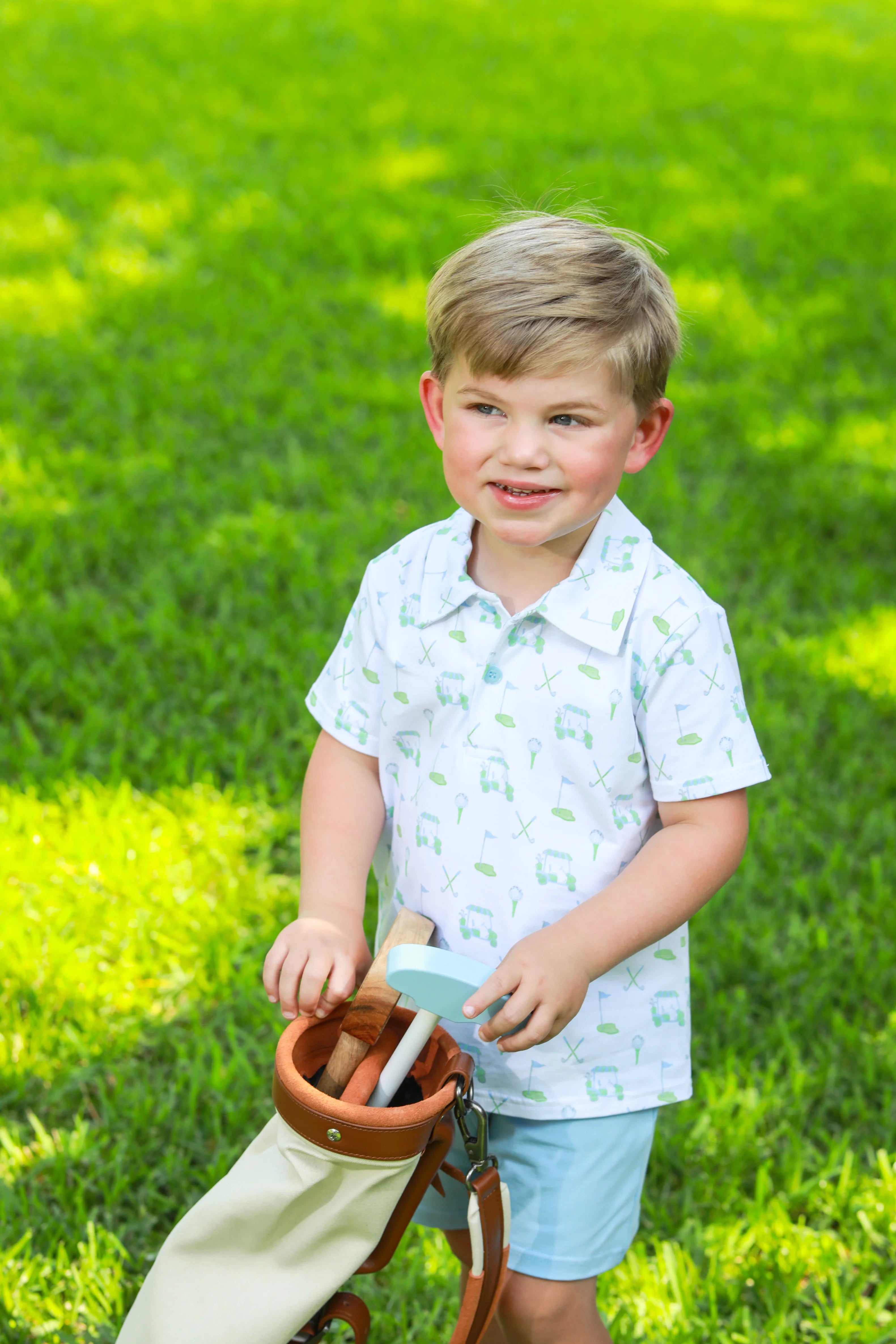 Caddy Club Polo Short Set - Born Childrens Boutique