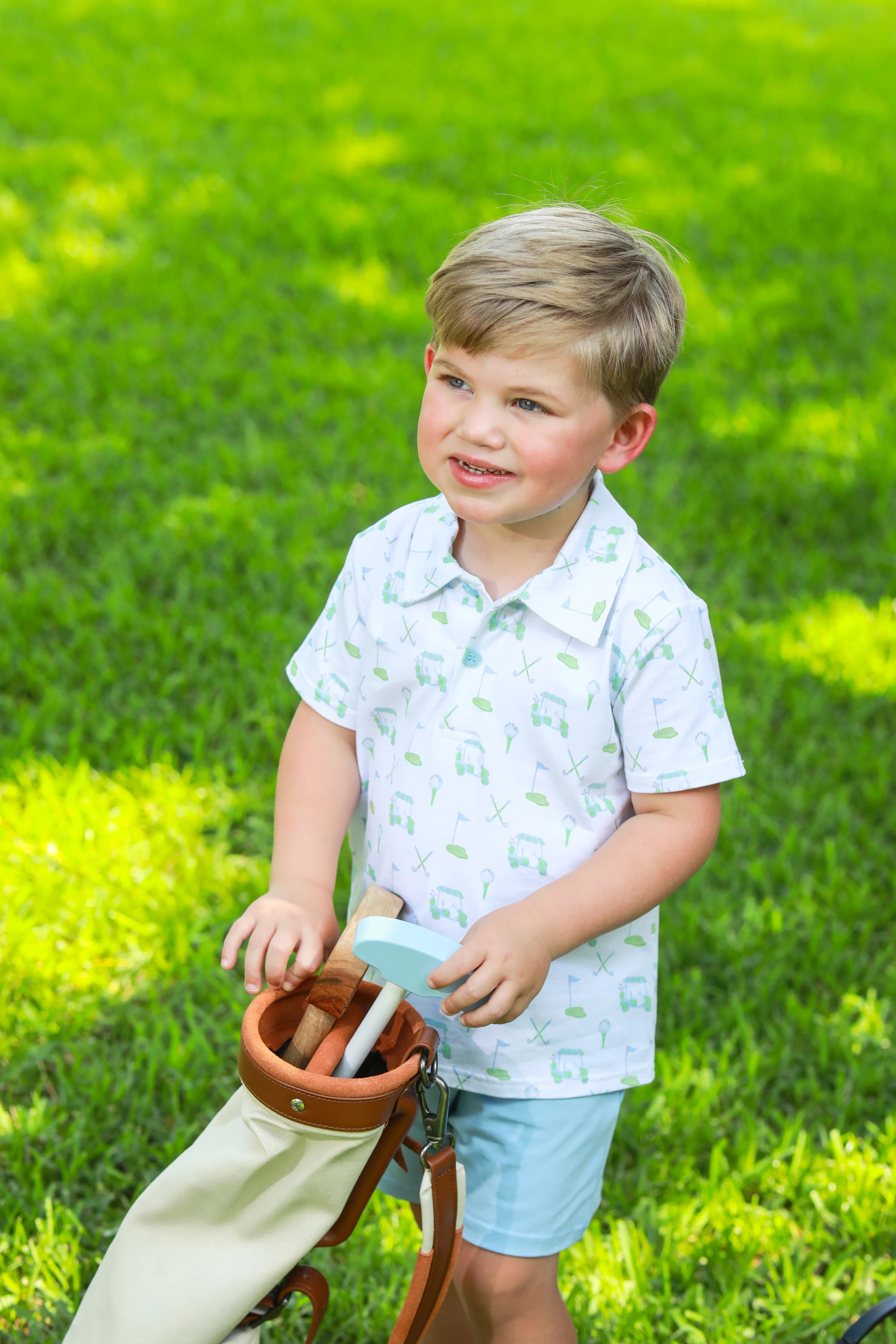 Caddy Club Polo Short Set - Born Childrens Boutique