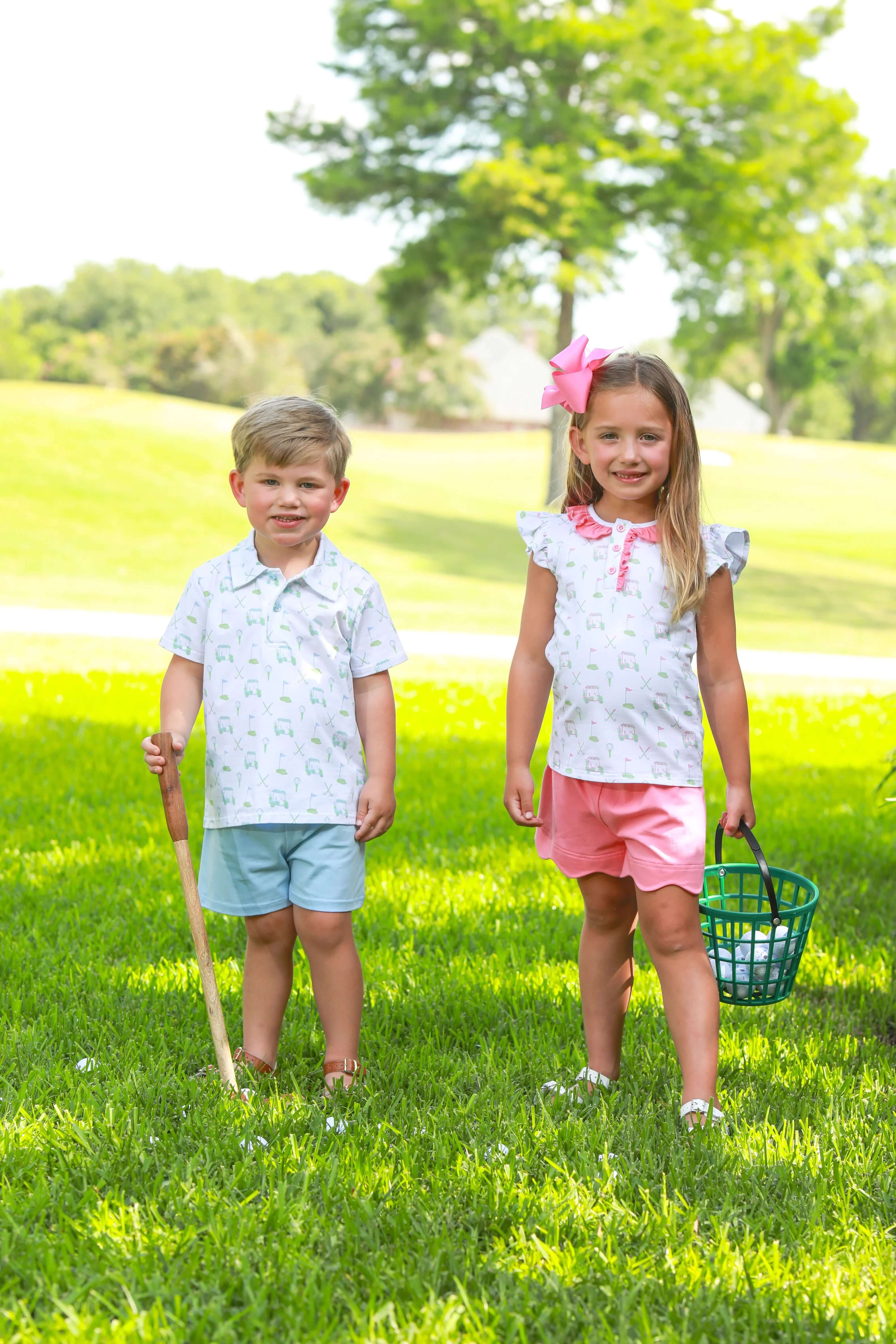 Caddy Club Polo Short Set - Born Childrens Boutique