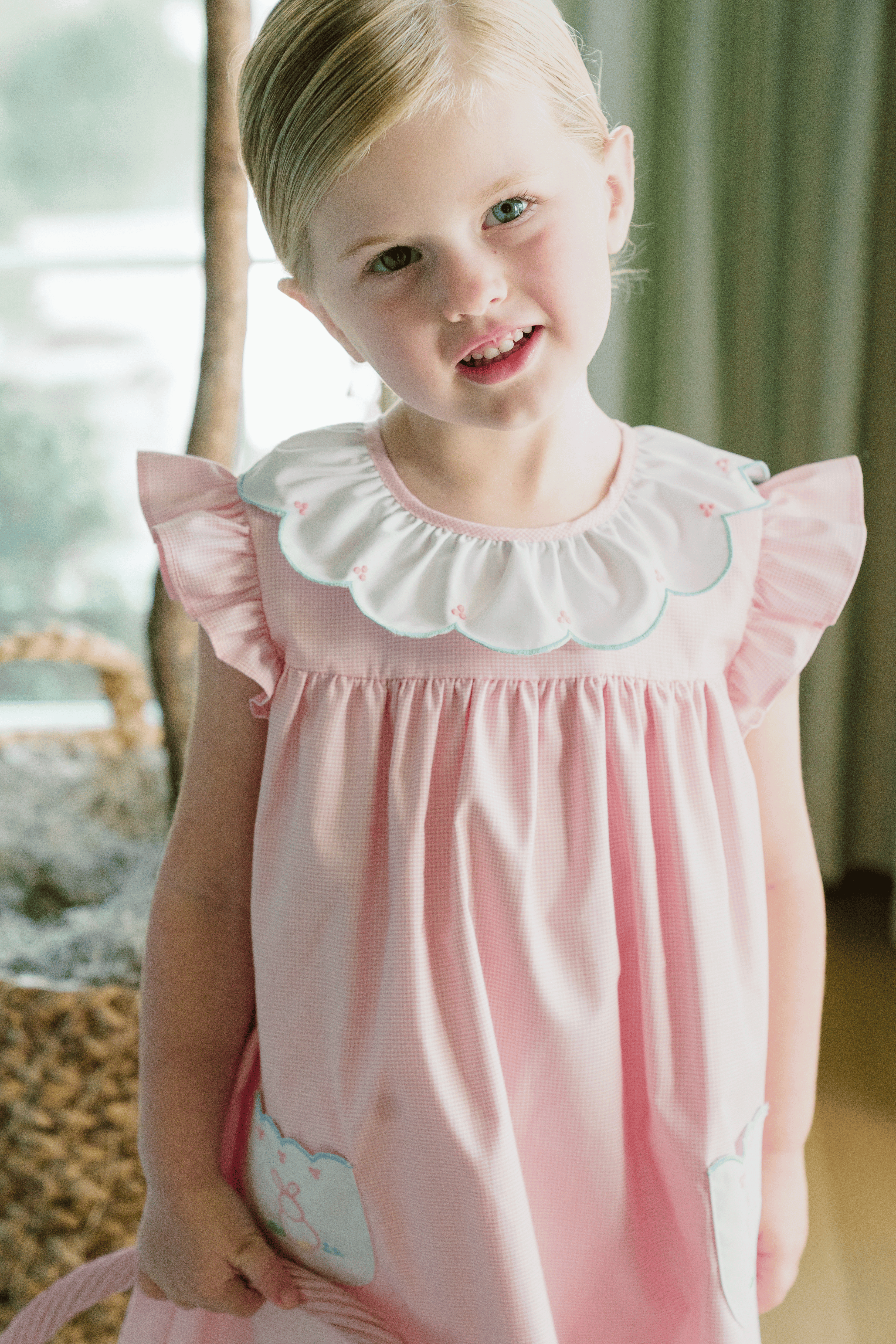 Clover Bunny Dress - Born Childrens Boutique