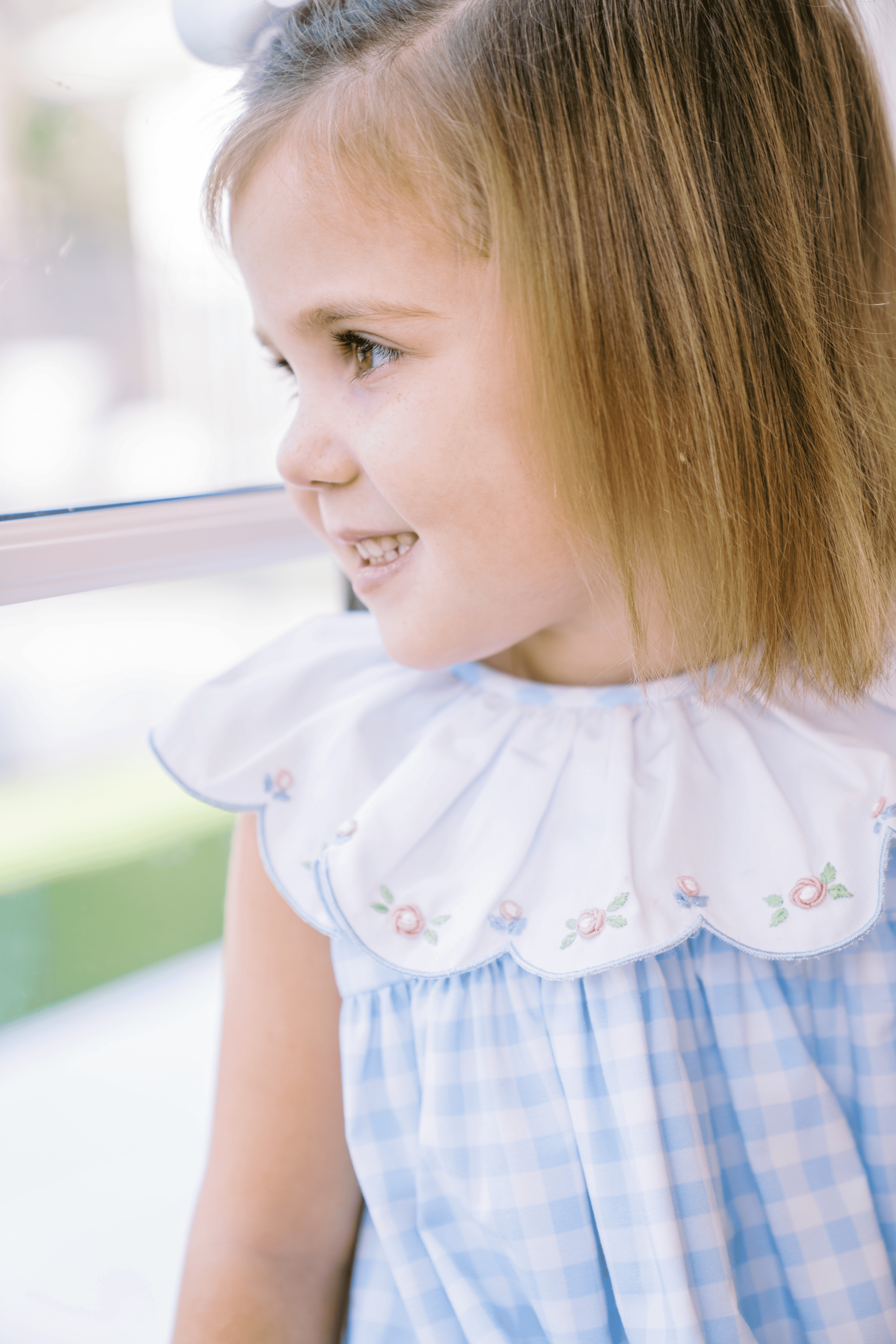 Colby Check Dress - Born Childrens Boutique