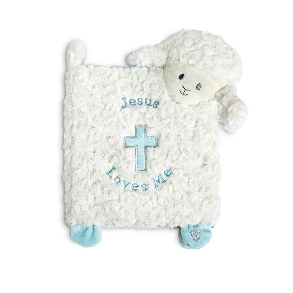 Jesus Loves Me Sound Book - Blue - Born Childrens Boutique