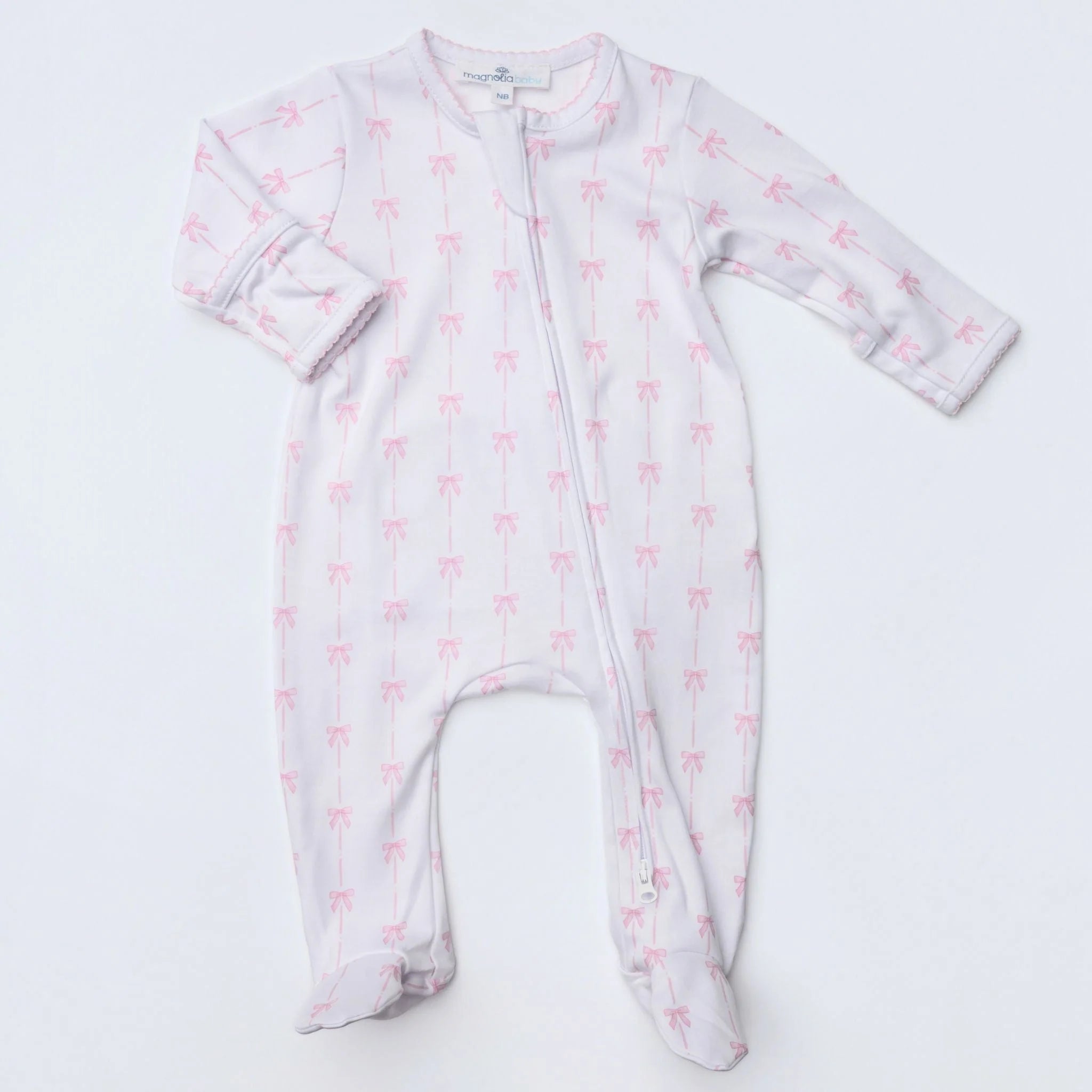 Amelia's Classic Zipper Footie PK - Born Childrens Boutique