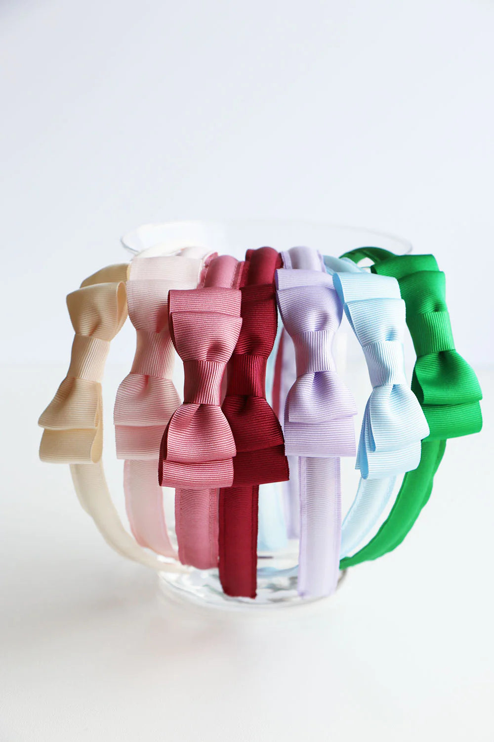Audrey Headband, White - Born Childrens Boutique
