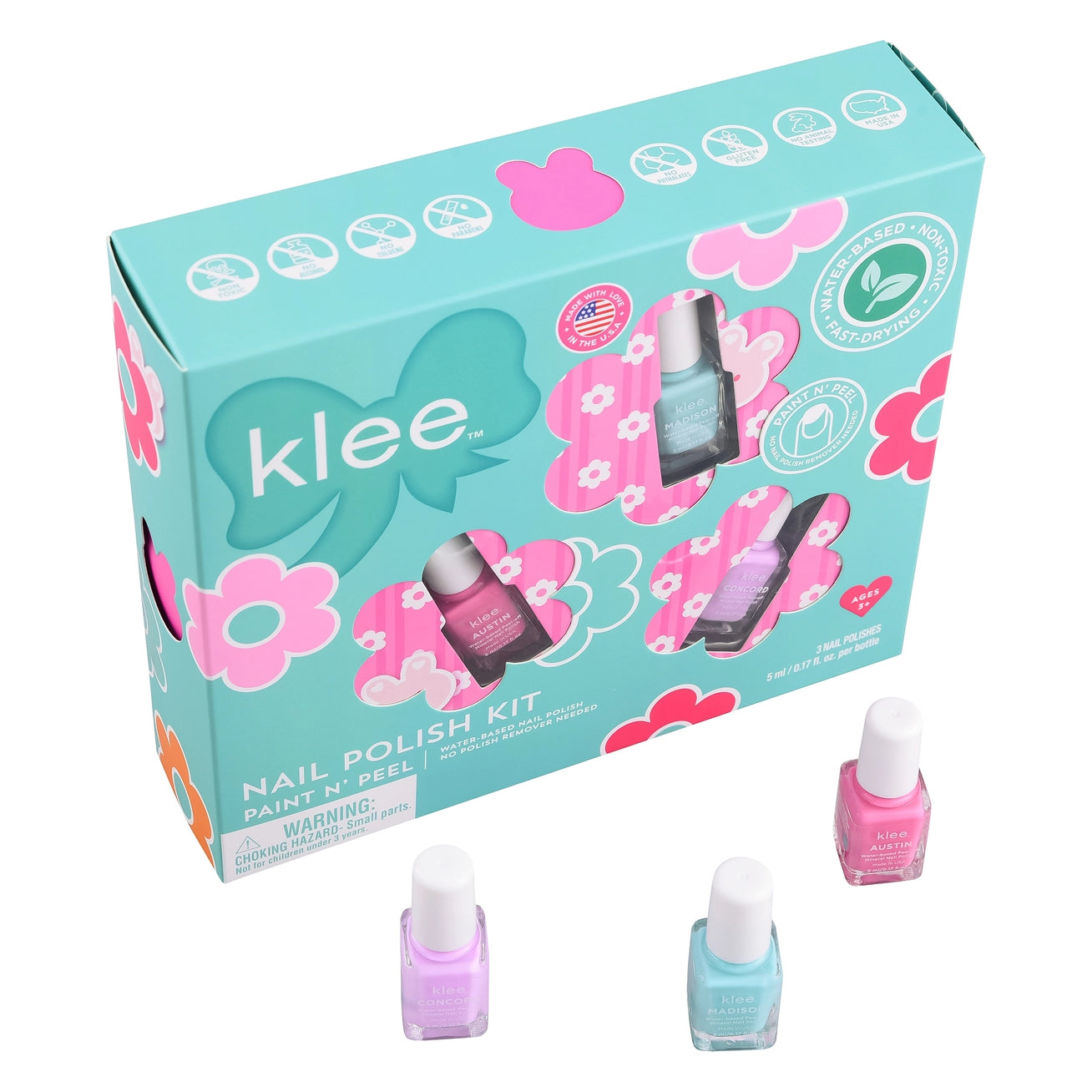Fairy Showers - Water Based Nail Polish Set - Born Childrens Boutique