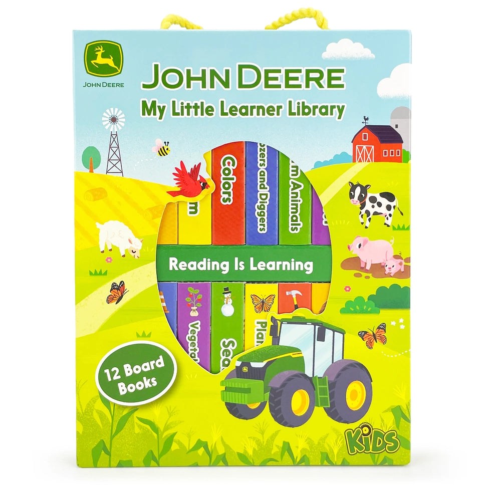 John Deere Kids My Little Learner Library Board Book Set - Born Childrens Boutique