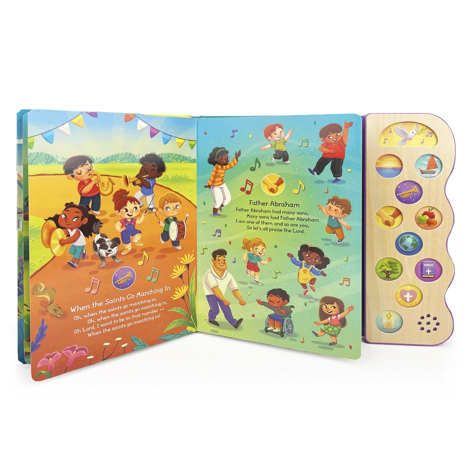 Best Loved Bible Songs Interactive Sound Book - Born Childrens Boutique