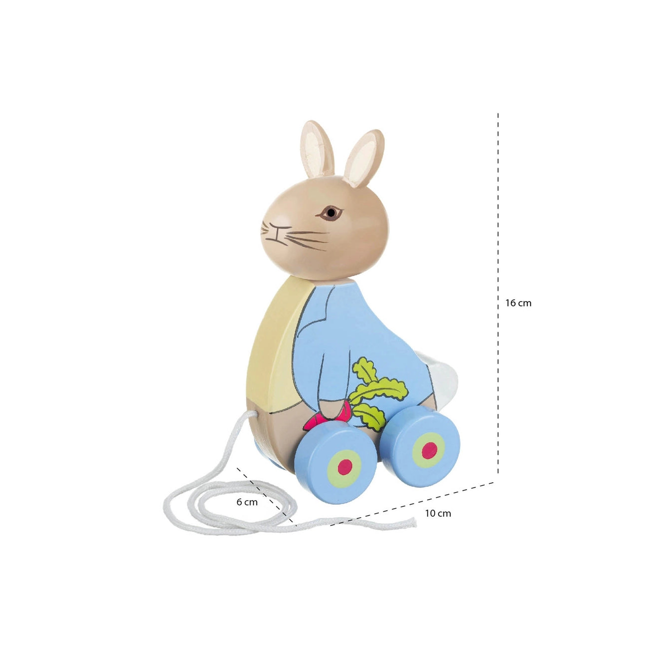 Peter Rabbit Wooden Pull Along - Born Childrens Boutique