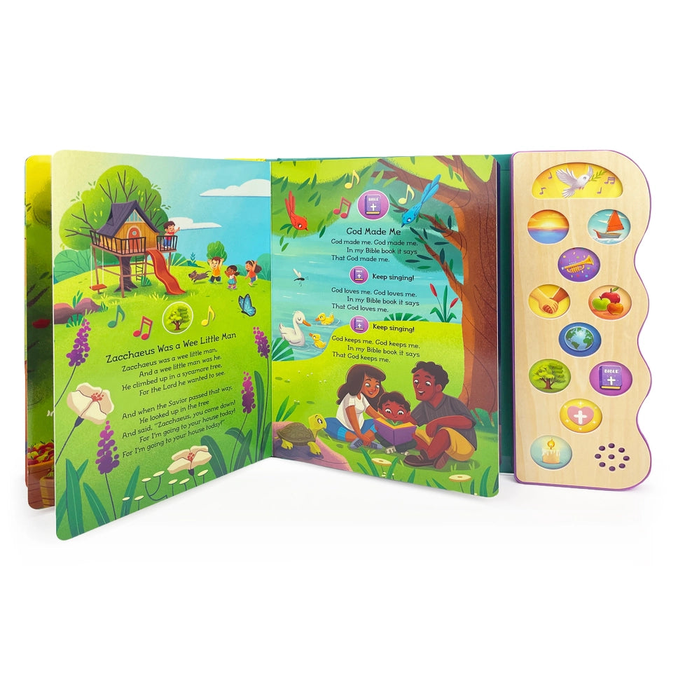 Best Loved Bible Songs Interactive Sound Book - Born Childrens Boutique