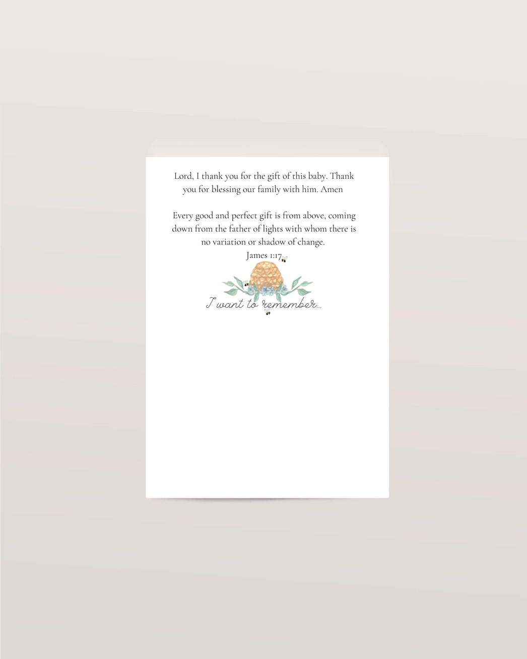 Baby Milestone Scripture Cards for Memory Keeping - Blue - Born Childrens Boutique