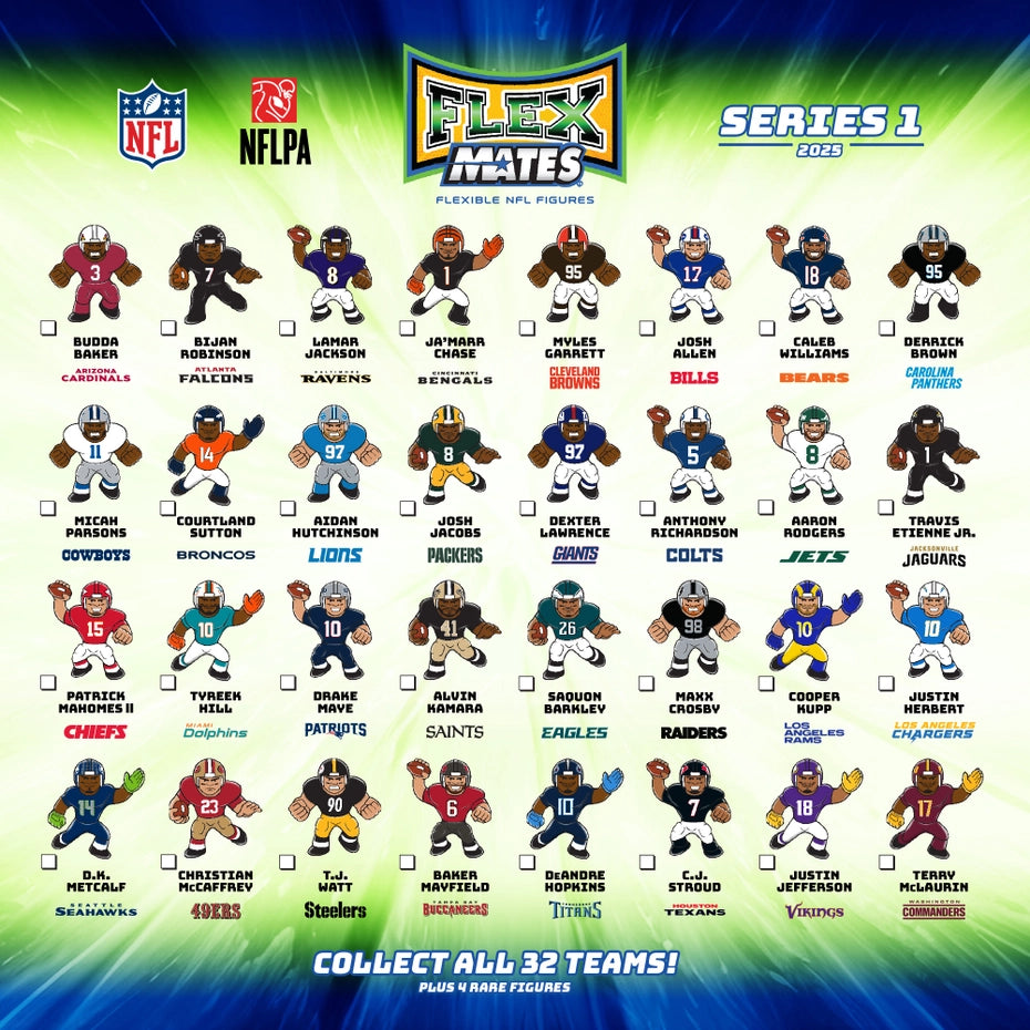 NFL Flexmates 2025 - Born Childrens Boutique