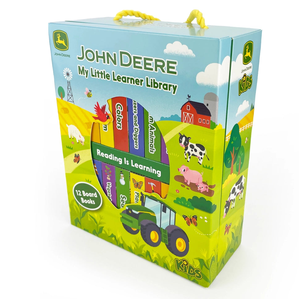 John Deere Kids My Little Learner Library Board Book Set - Born Childrens Boutique