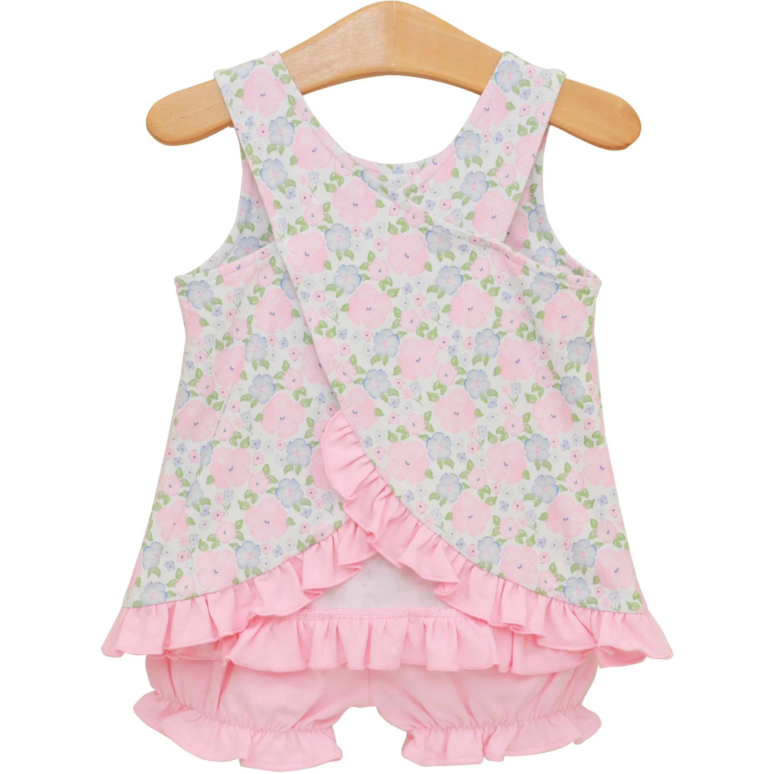 Floral Blossoms Bloomer Set - Born Childrens Boutique
