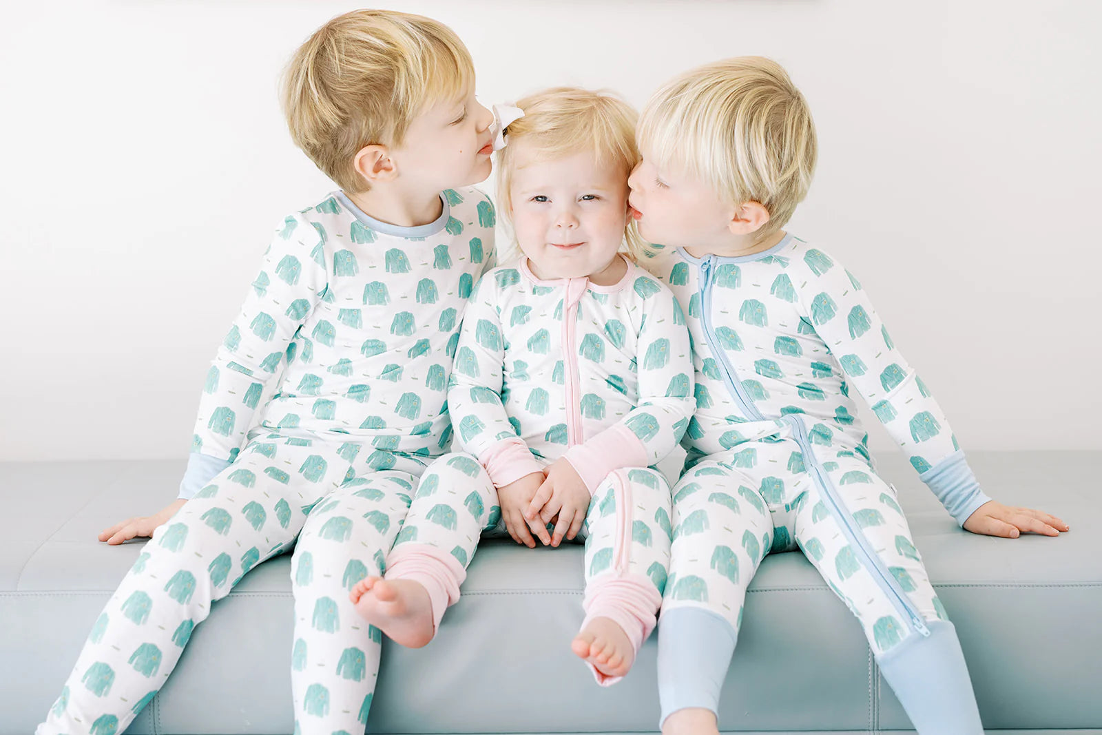 Sleep Romper - Pink Golf - Born Childrens Boutique