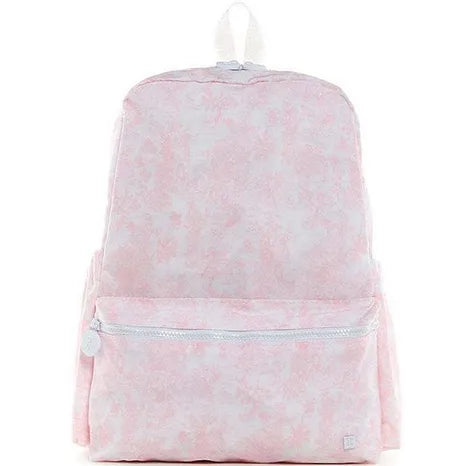 Backpacker Backpack Bunny Toile Pink - Born Childrens Boutique
