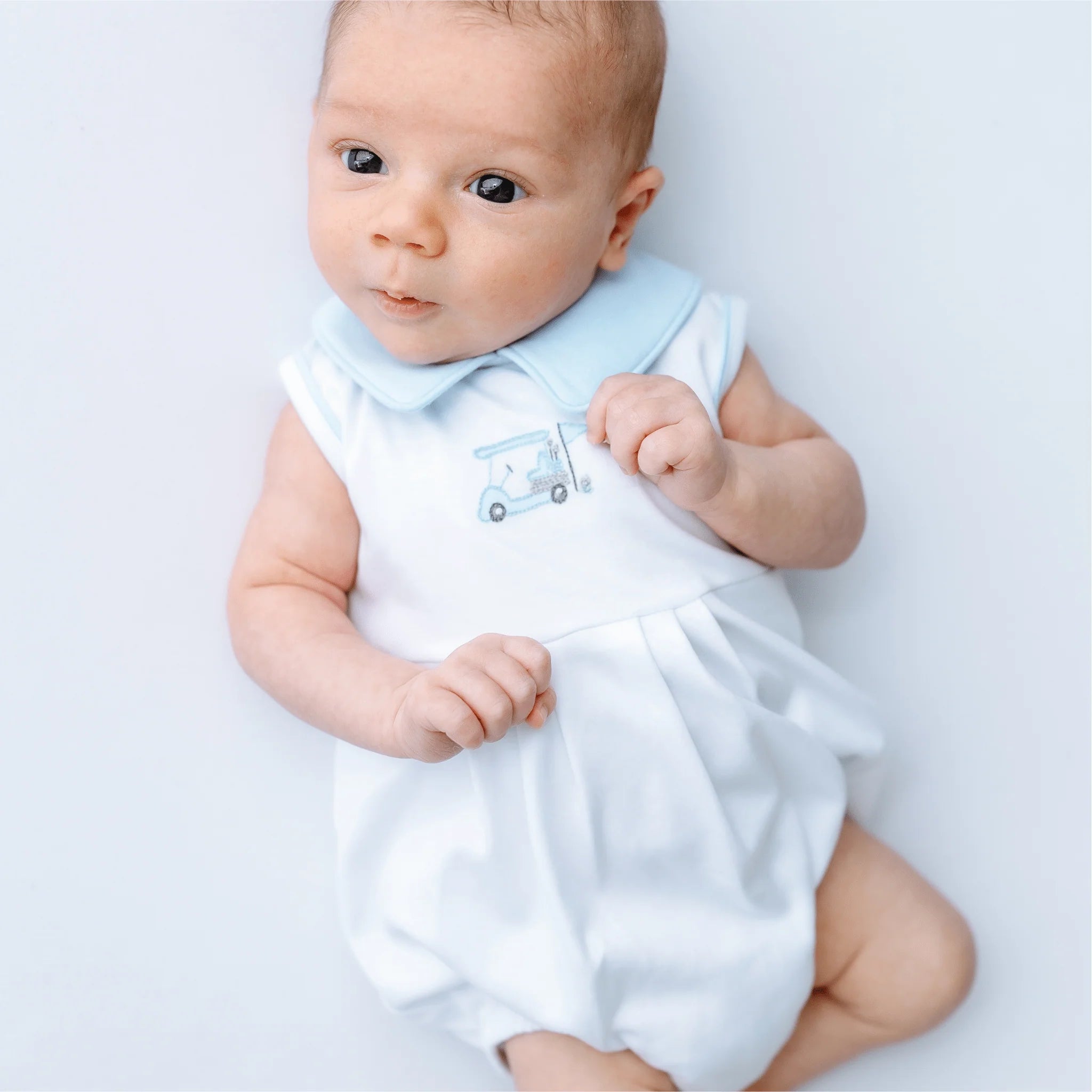 Little Golfer Collard Bubble - Born Childrens Boutique
