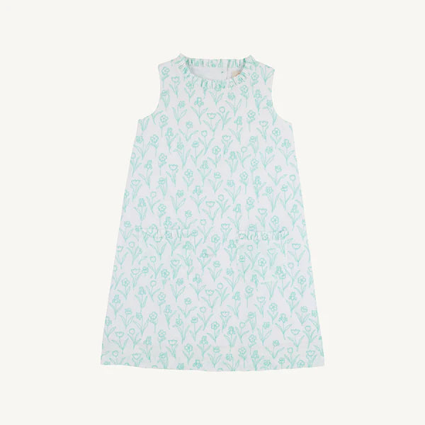 Lizzies Luxe Dress - Franklin Flowers - Born Childrens Boutique