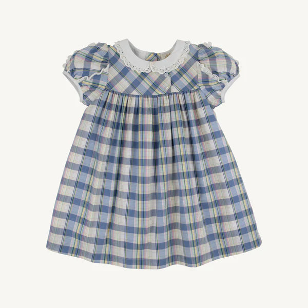 Mary Baker Day Dress - Pawleys Island Plaid - Born Childrens Boutique